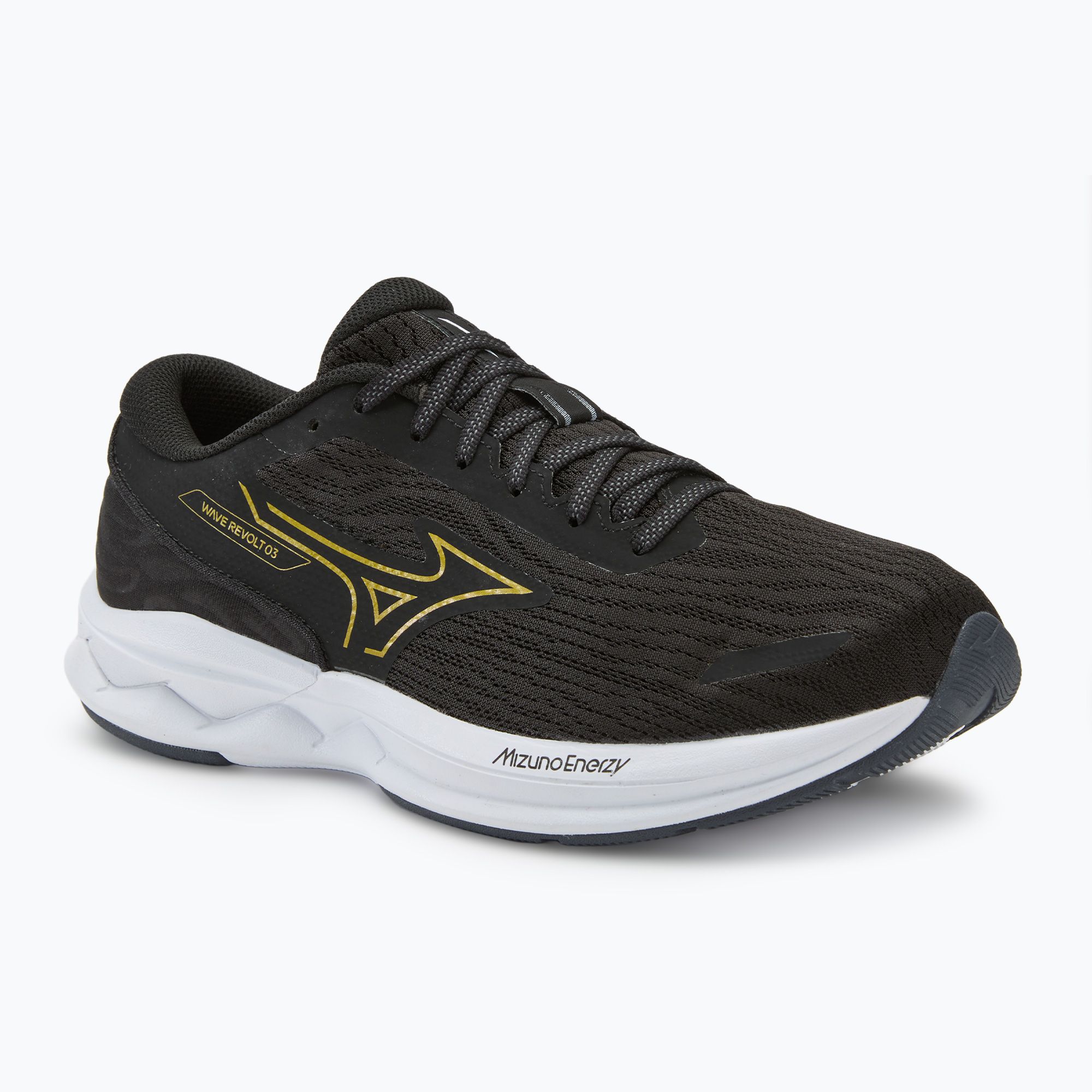 Buty do biegania męskie Mizuno Wave Revolt 3 black/gloden halo/ebony 
