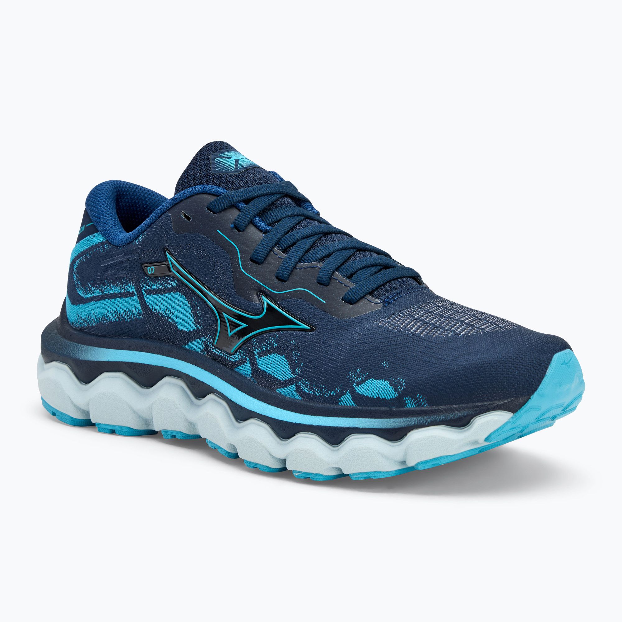 Buty do biegania damskie Mizuno Wave Horizon 7 pageant blue/ mercury blue/ plein air 