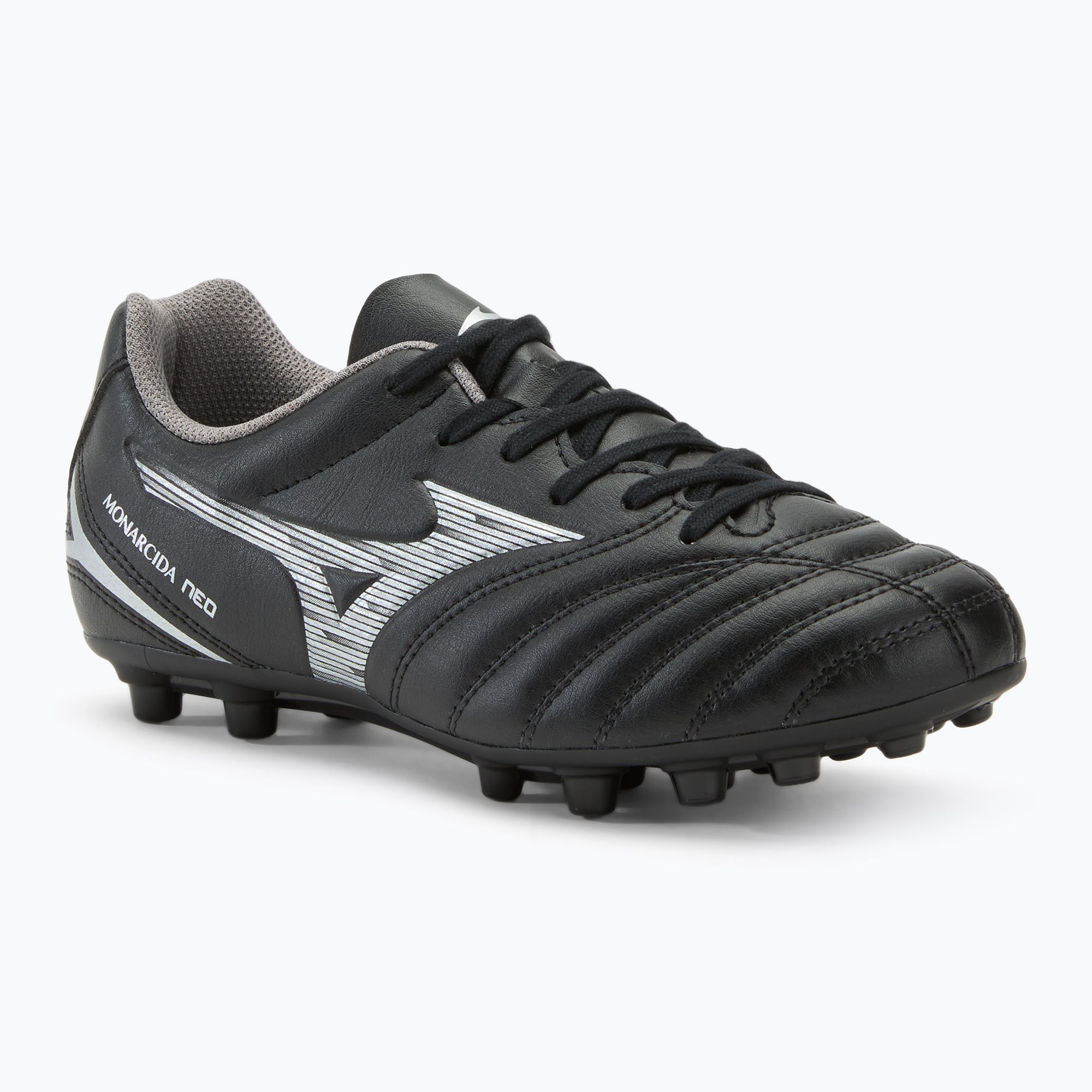 Buty piłkarskie dziecięce Mizuno Monarcida Neo III Select AG black/silver 