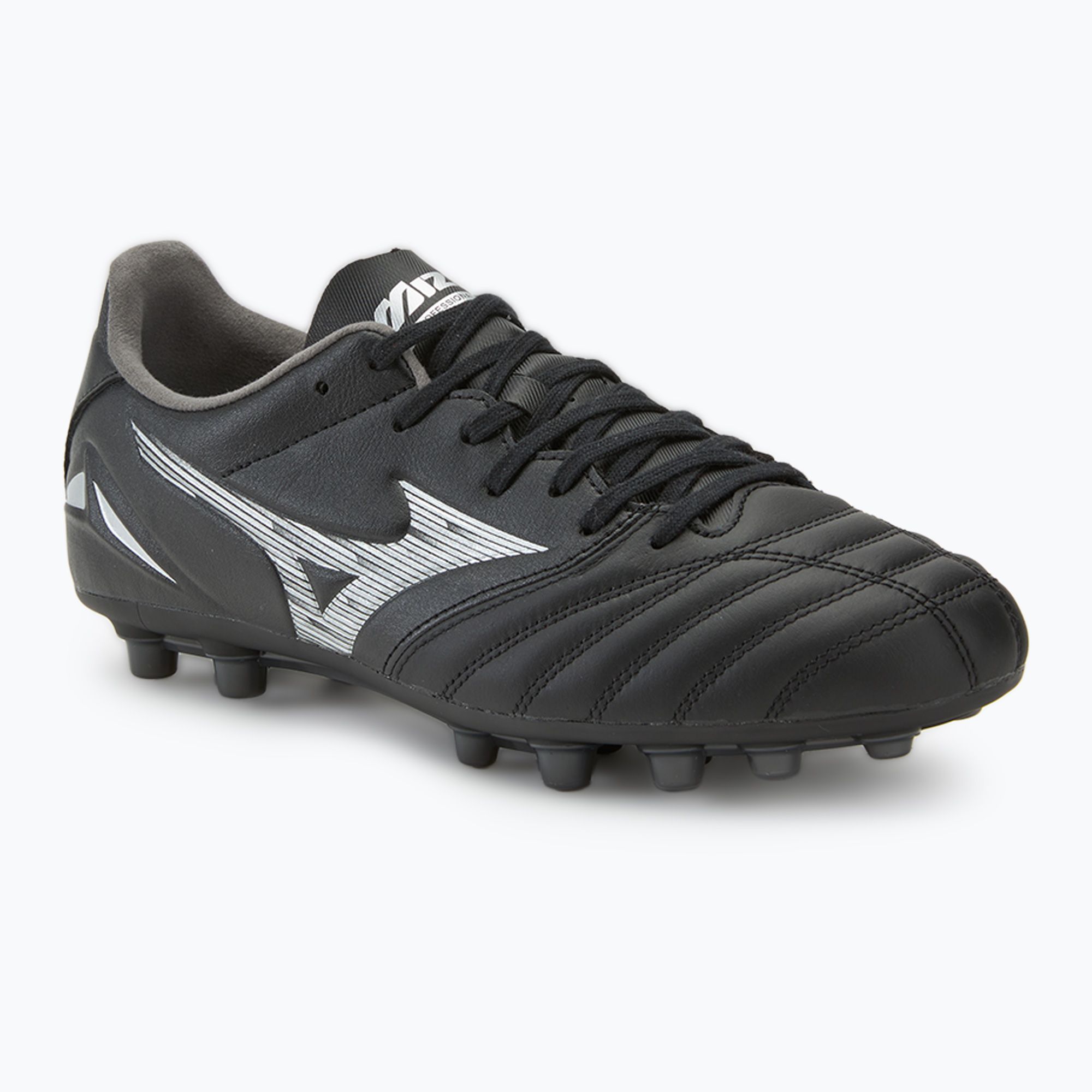 Buty piłkarskie Mizuno Morelia Neo IV Pro AG black/galaxy silver 