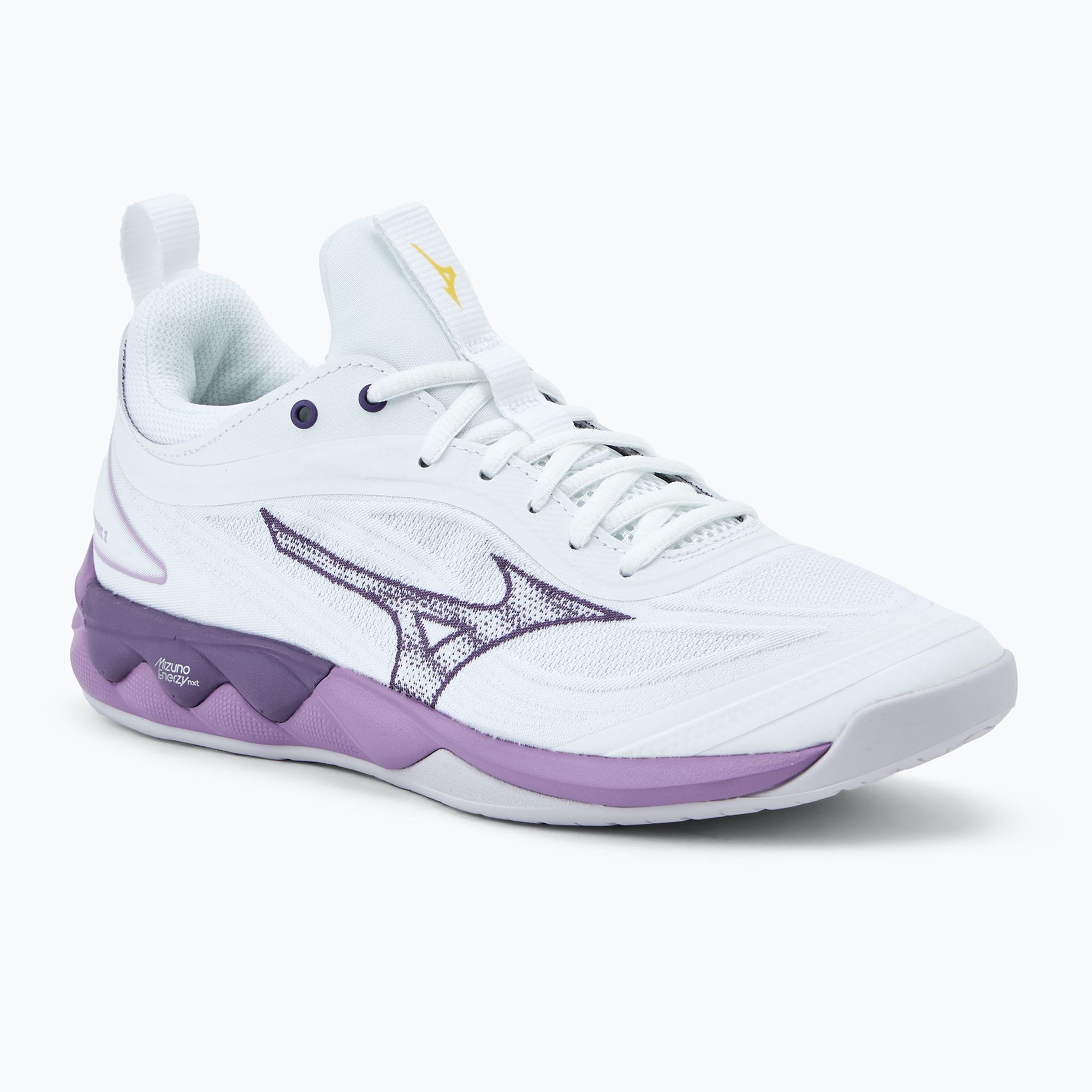 Buty do siatkówki damskie Mizuno Wave Luminous 3 white/patrician purple/quince 
