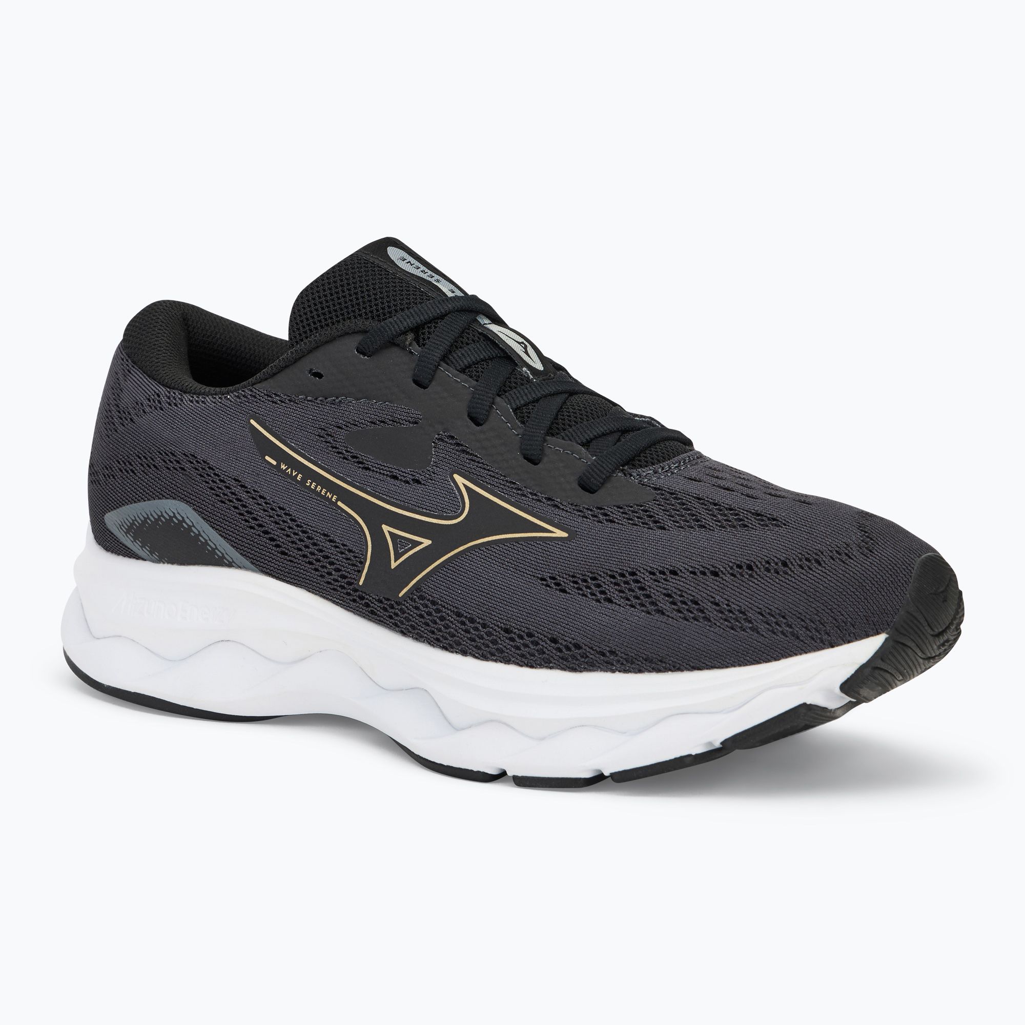 Buty do biegania męskie Mizuno Wave Serene ebony/golden halo/mizuno snow white 