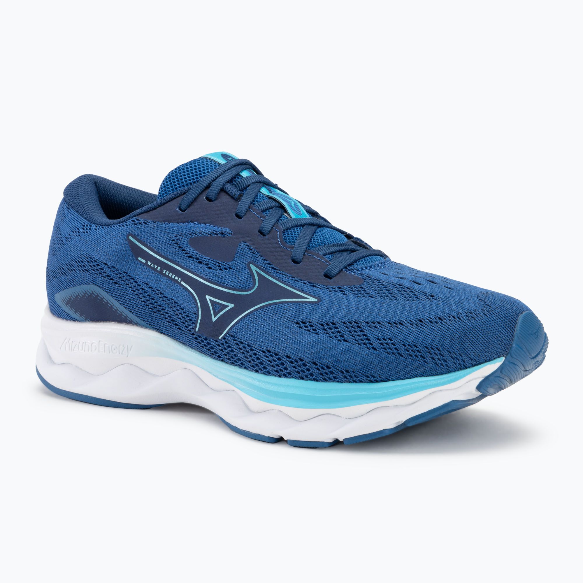 Buty do biegania męskie Mizuno Wave Serene classic blue/mercury blue/white 