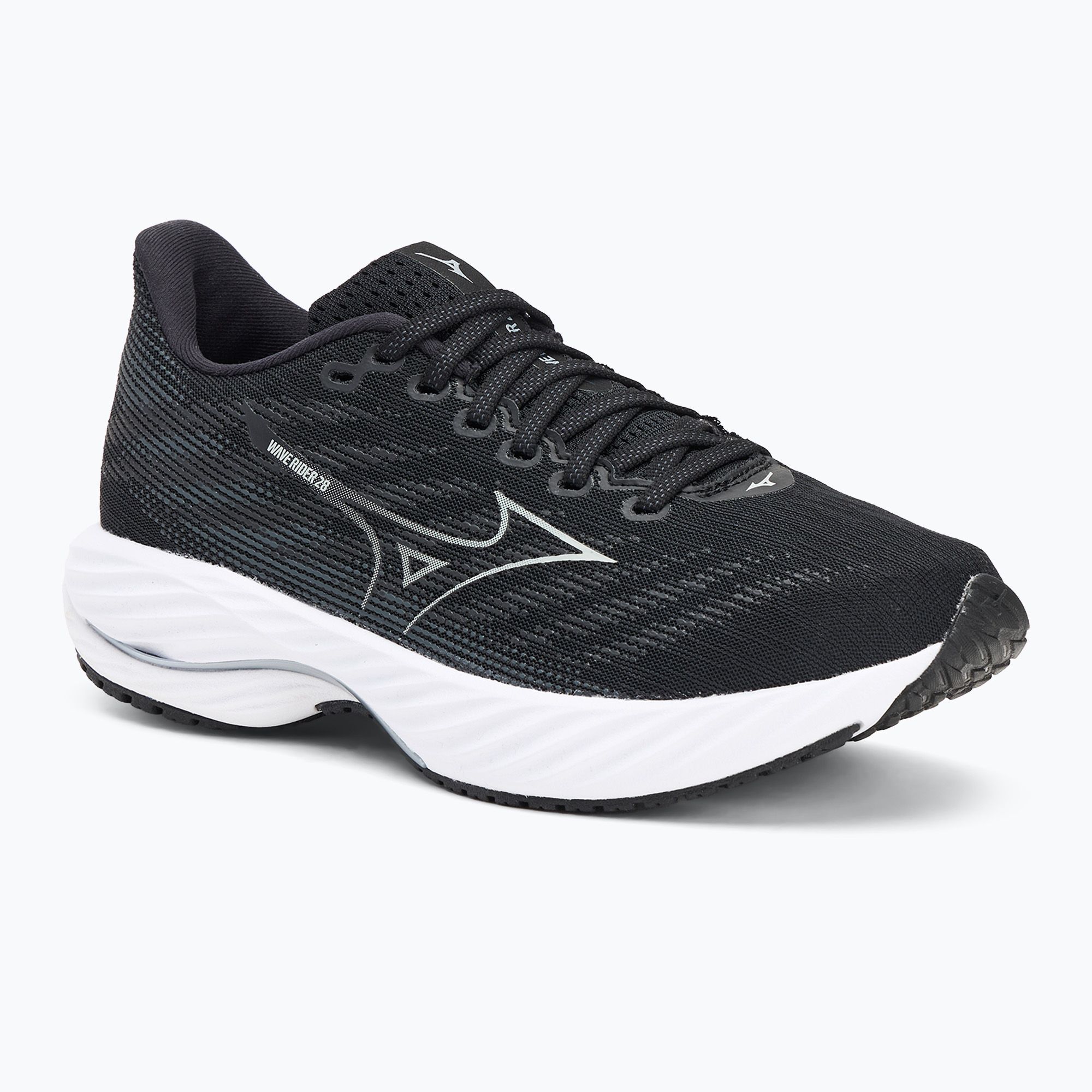 Buty do biegania damskie Mizuno Wave Rider 28 black/harbor mist/india ink 
