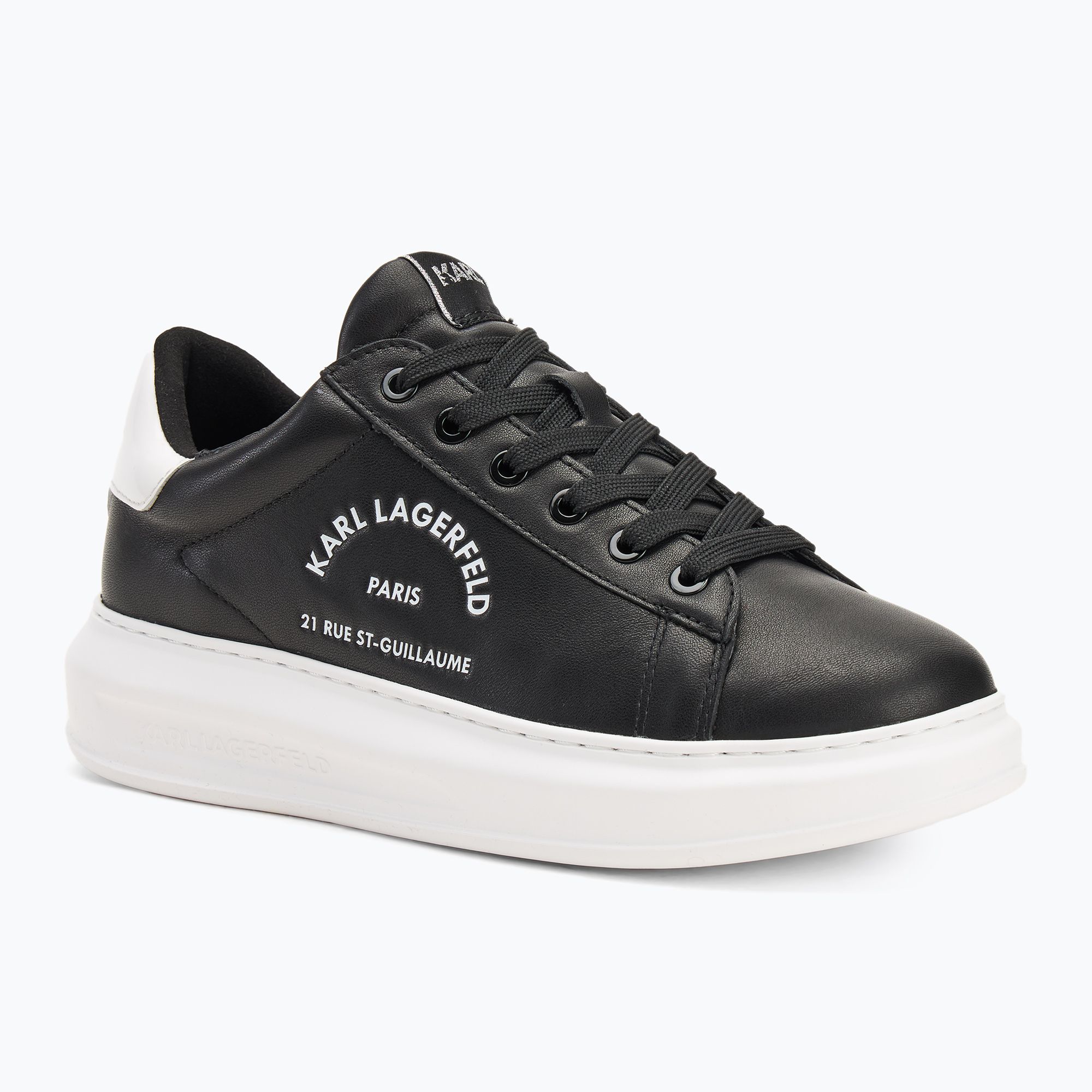 Buty męskie KARL LAGERFELD Kapri Maison black leather 