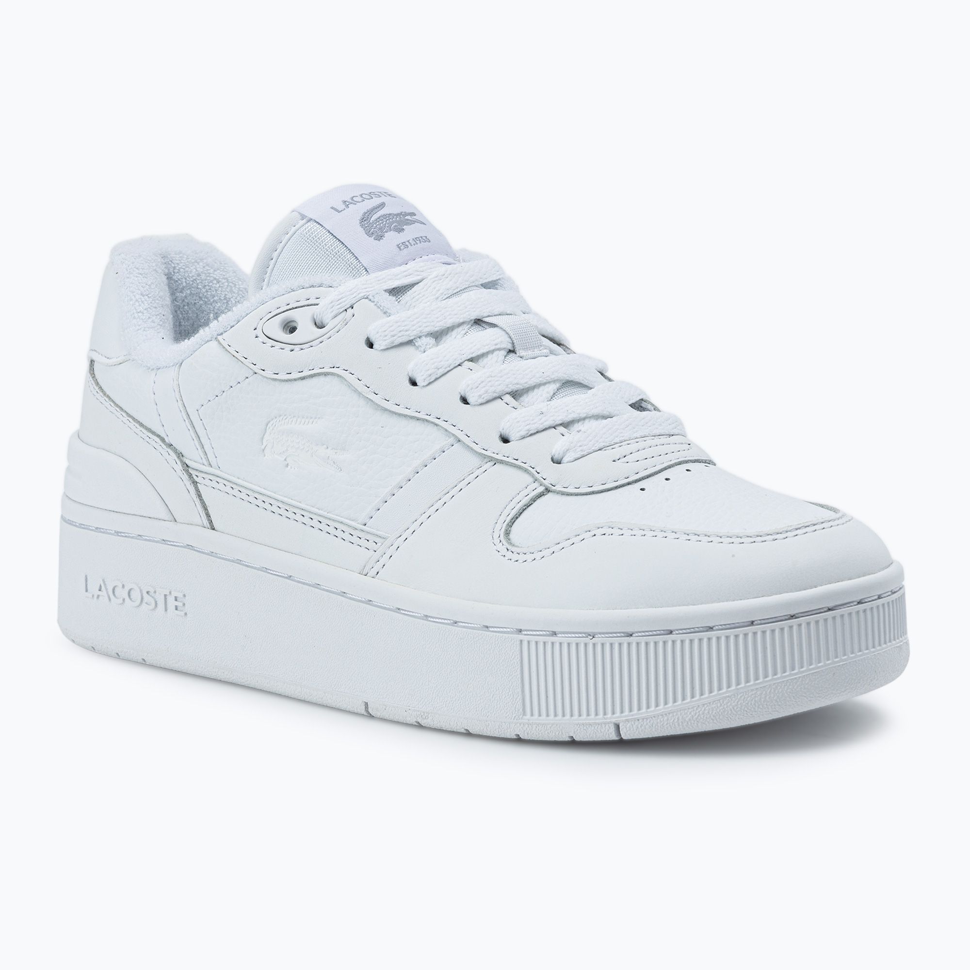 Buty damskie Lacoste T-Clip Platform white 