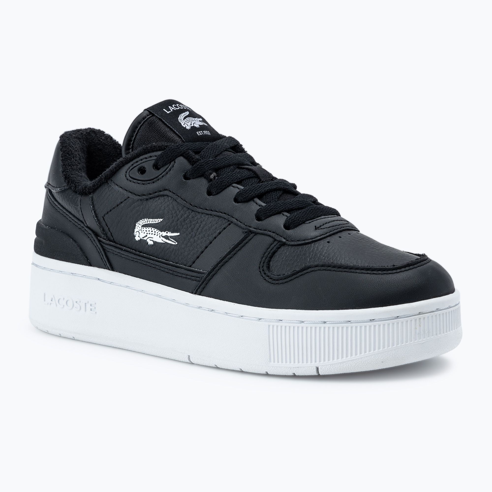 Buty damskie Lacoste T-Clip Platform black/white 