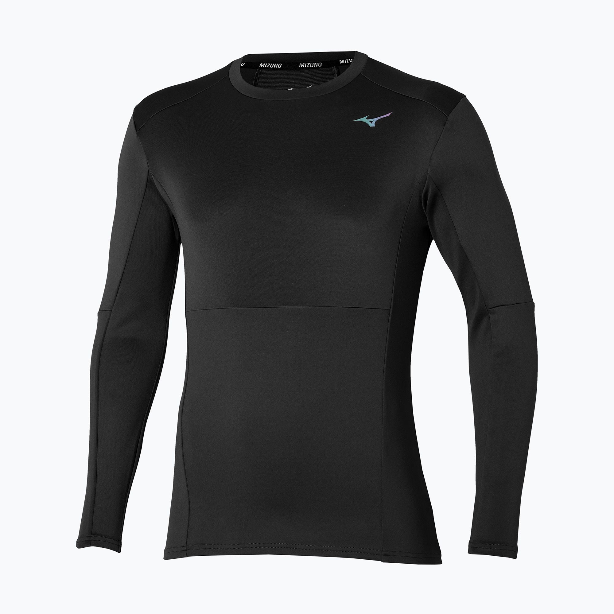 Longsleeve do biegania męski Mizuno Thermal Charge Breath Thermo black 