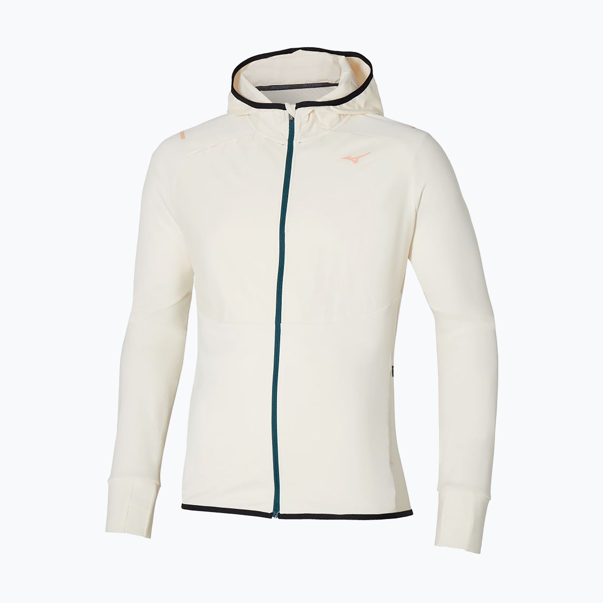 Kurtka do biegania męska Mizuno Warmalite Hybrid Full Zip pristine 
