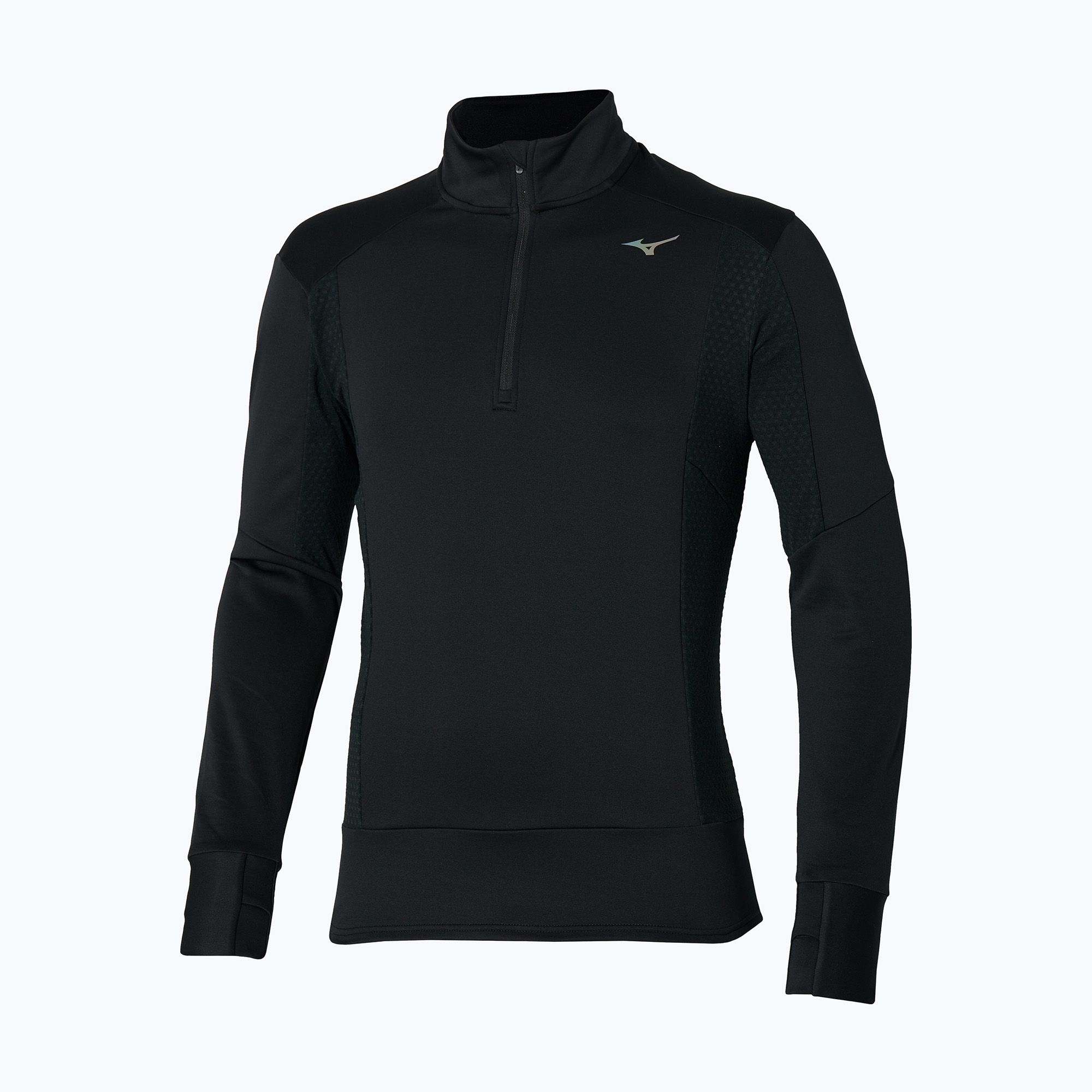 Bluza do biegania męska Mizuno Warmalite Half Zip black 