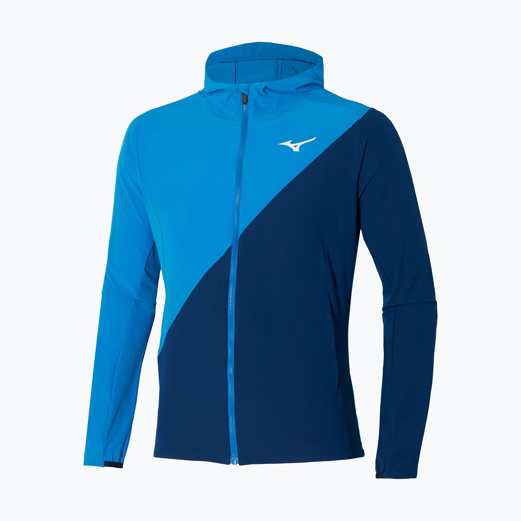 Kurtka tenisowa damska Mizuno Mugen Hooded Jacket estate blue 