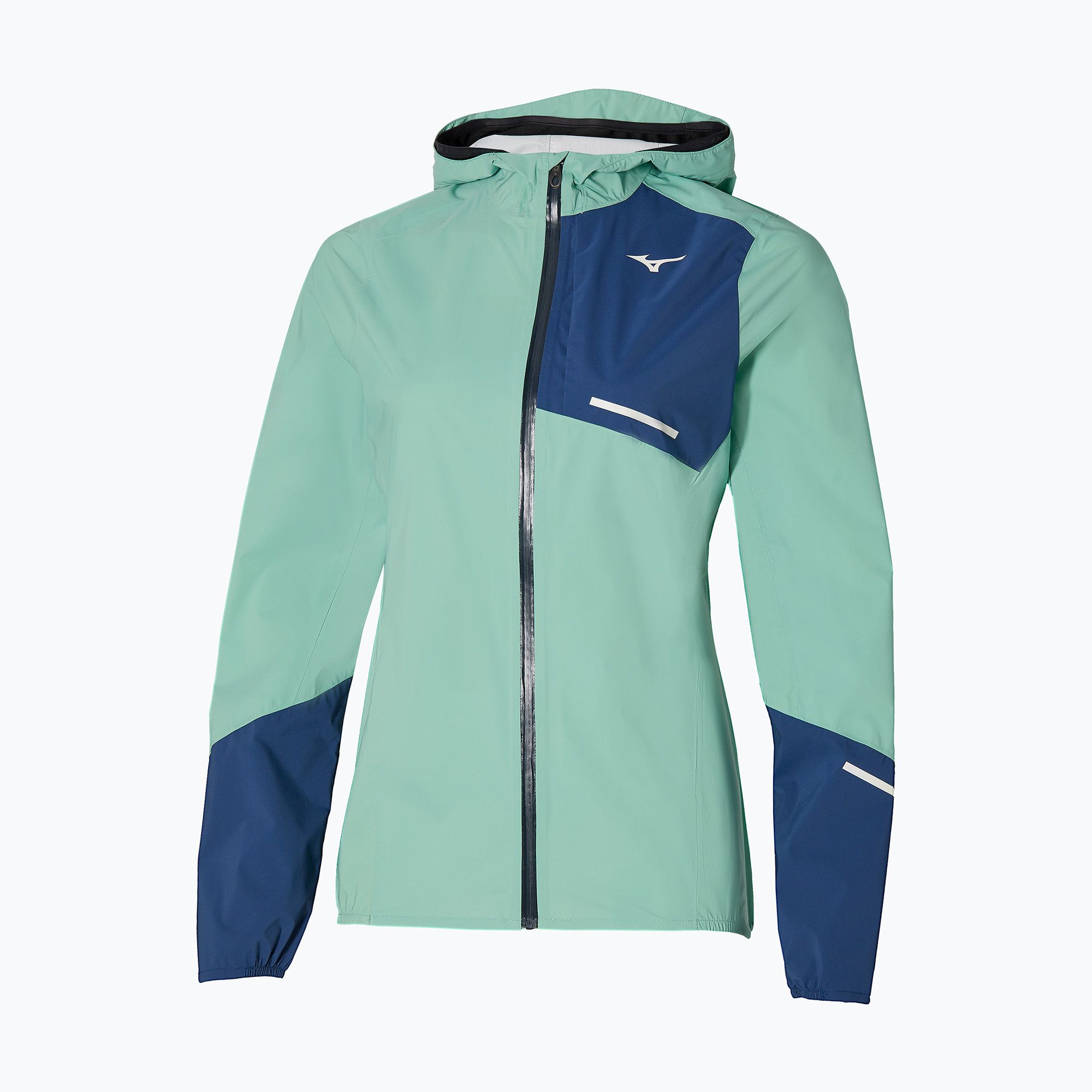 Kurtka do biegania damska Mizuno Waterproof 20K ER dusty jade 