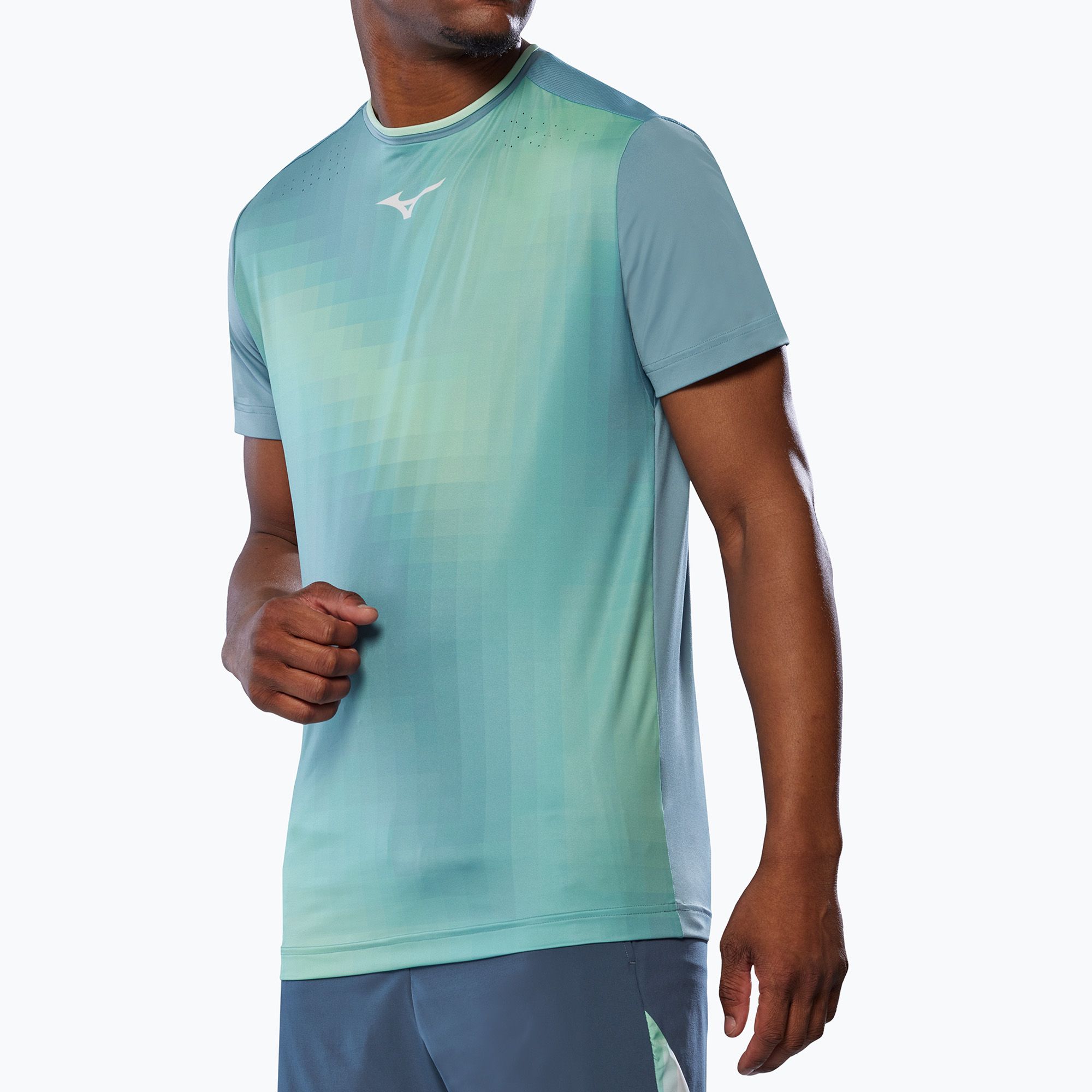 Koszulka męska Mizuno Frontier Shadow Graphic Tee citadel 