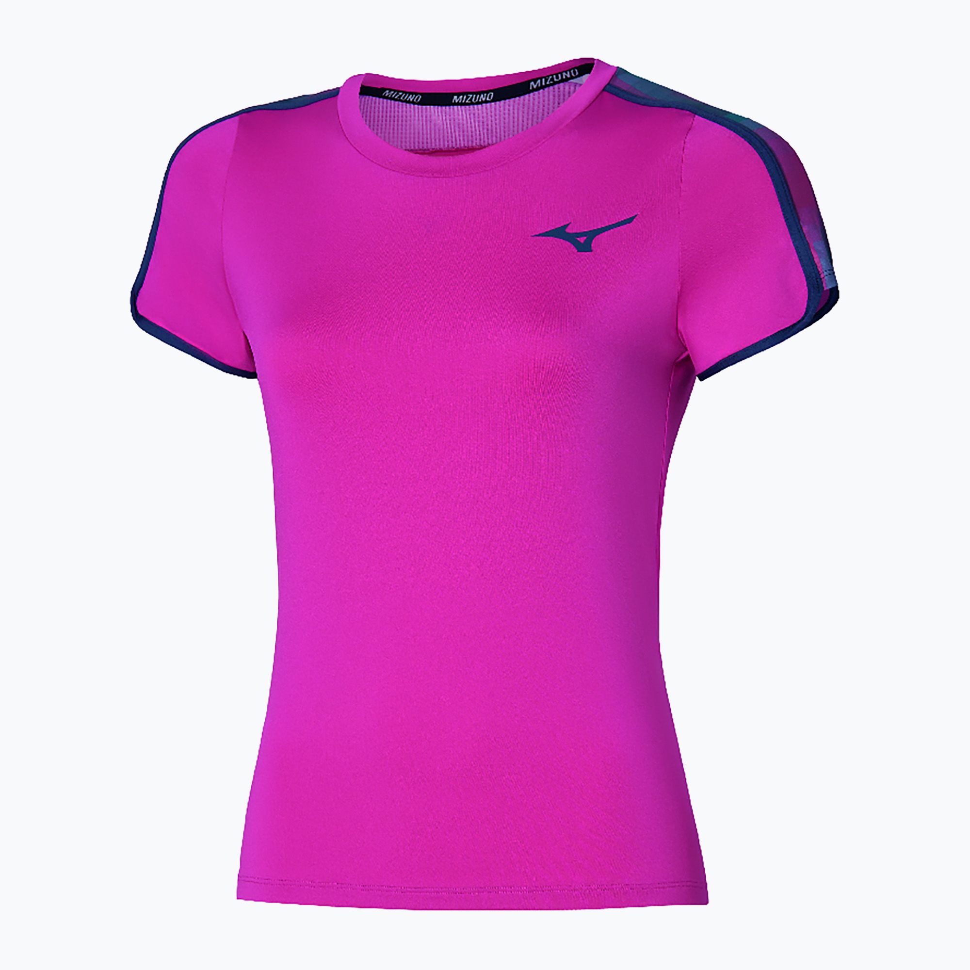 Koszulka damska Mizuno Frontier Tee W fuchsia purple 