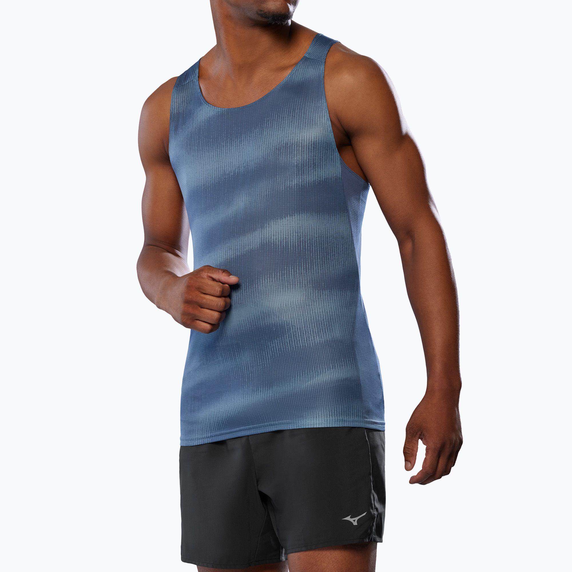 Koszulka do biegania męska Mizuno DryAeroFlow Graphic Tank 