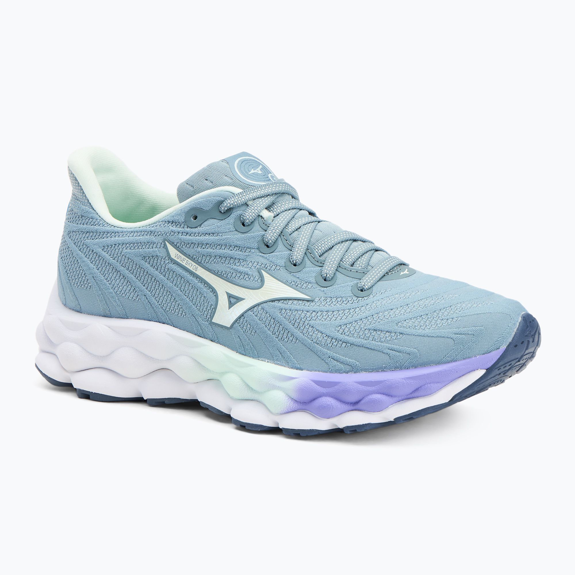 Buty do biegania damskie Mizuno Wave Sky 8 citadel/hint of mint/paisley purple 