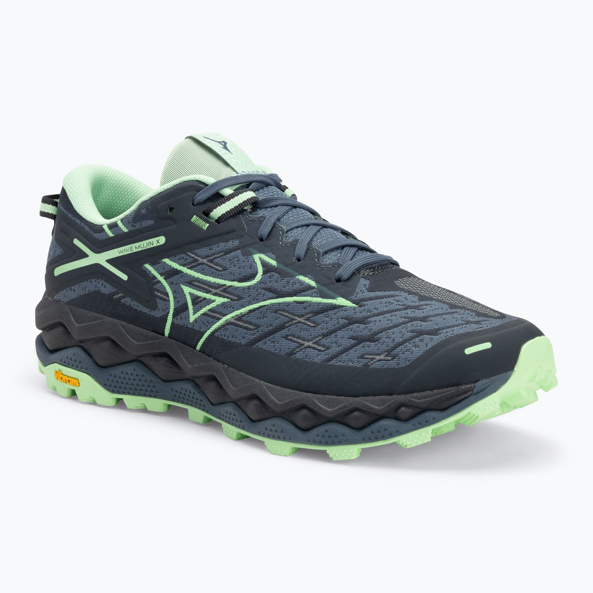 Buty do biegania męskie Mizuno Wave Mujin 10 vintage indigo/neo mint/india ink 