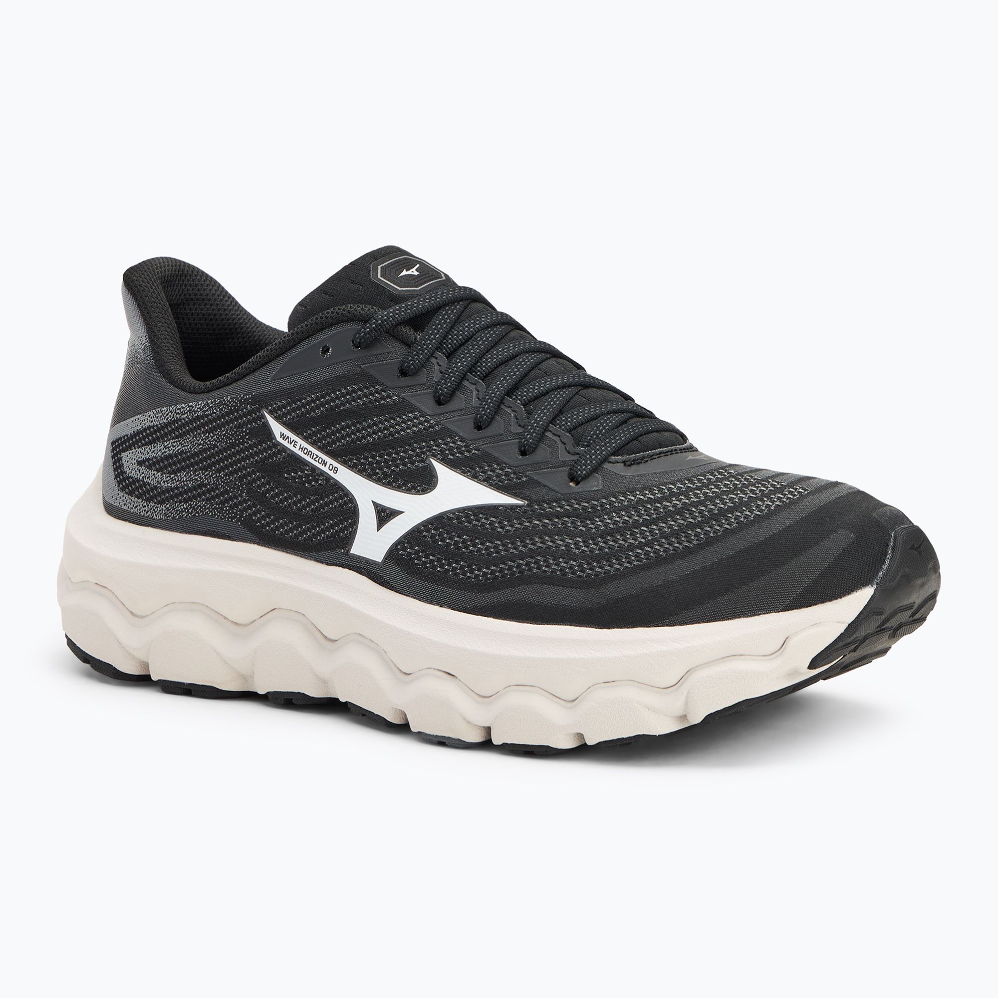 Buty do biegania męskie Mizuno Wave Horizon 8 black/white/nimbus cloud 