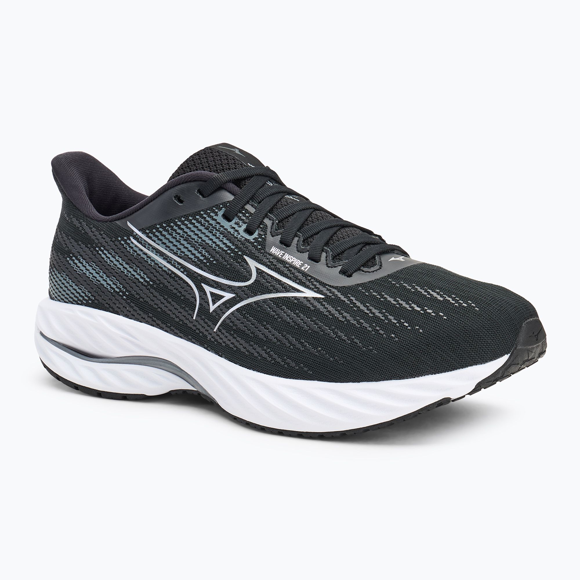 Buty do biegania męskie Mizuno Wave Inspire 21 2E black/silver/metallic gray 
