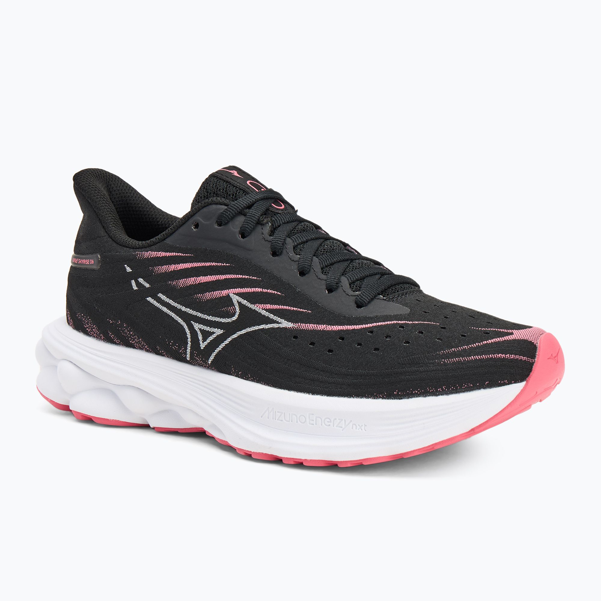 Buty do biegania damskie Mizuno Wave Skyrise 6 black/camellia rose 