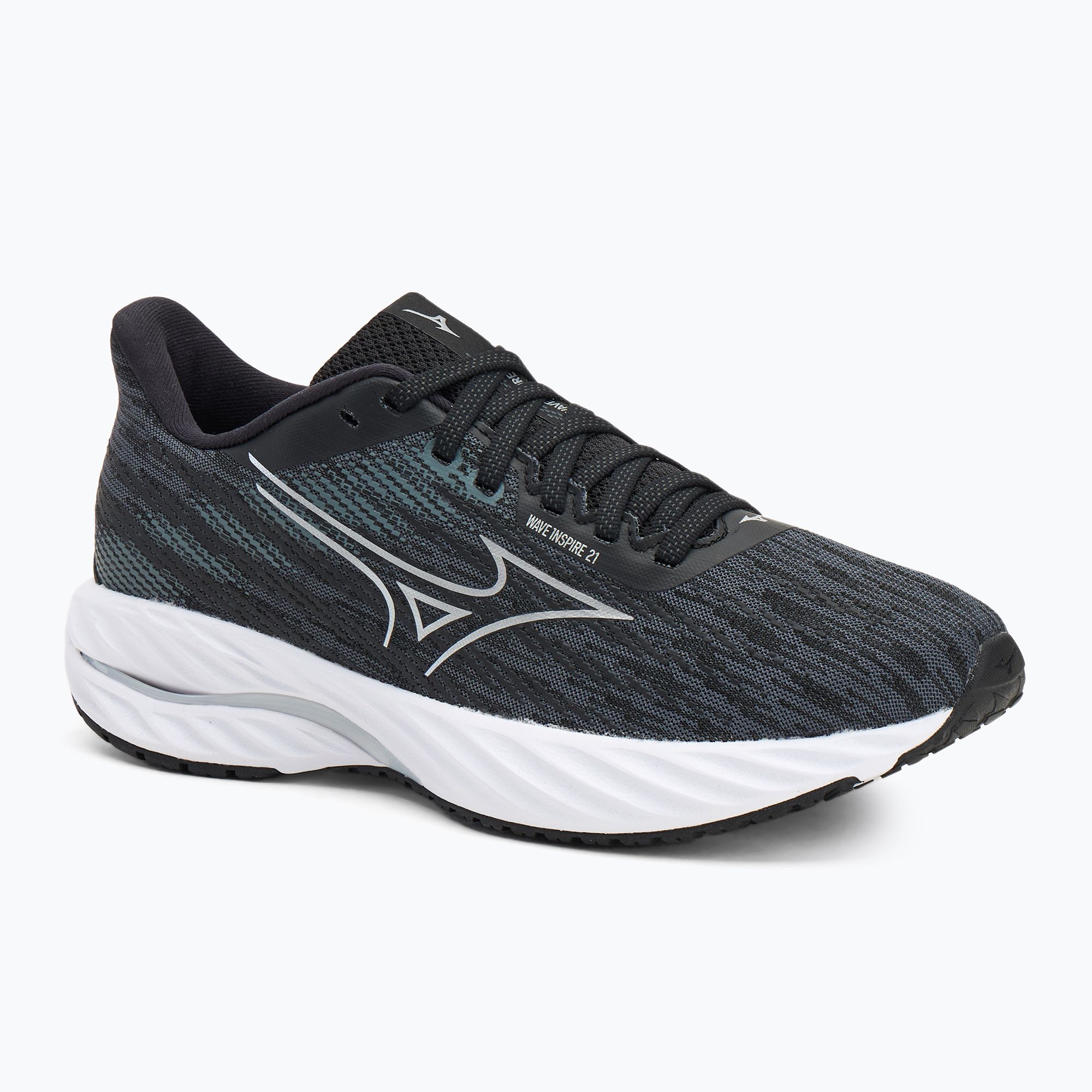 Buty do biegania damskie Mizuno Wave Inspire 21 black/silver/metallic gray 