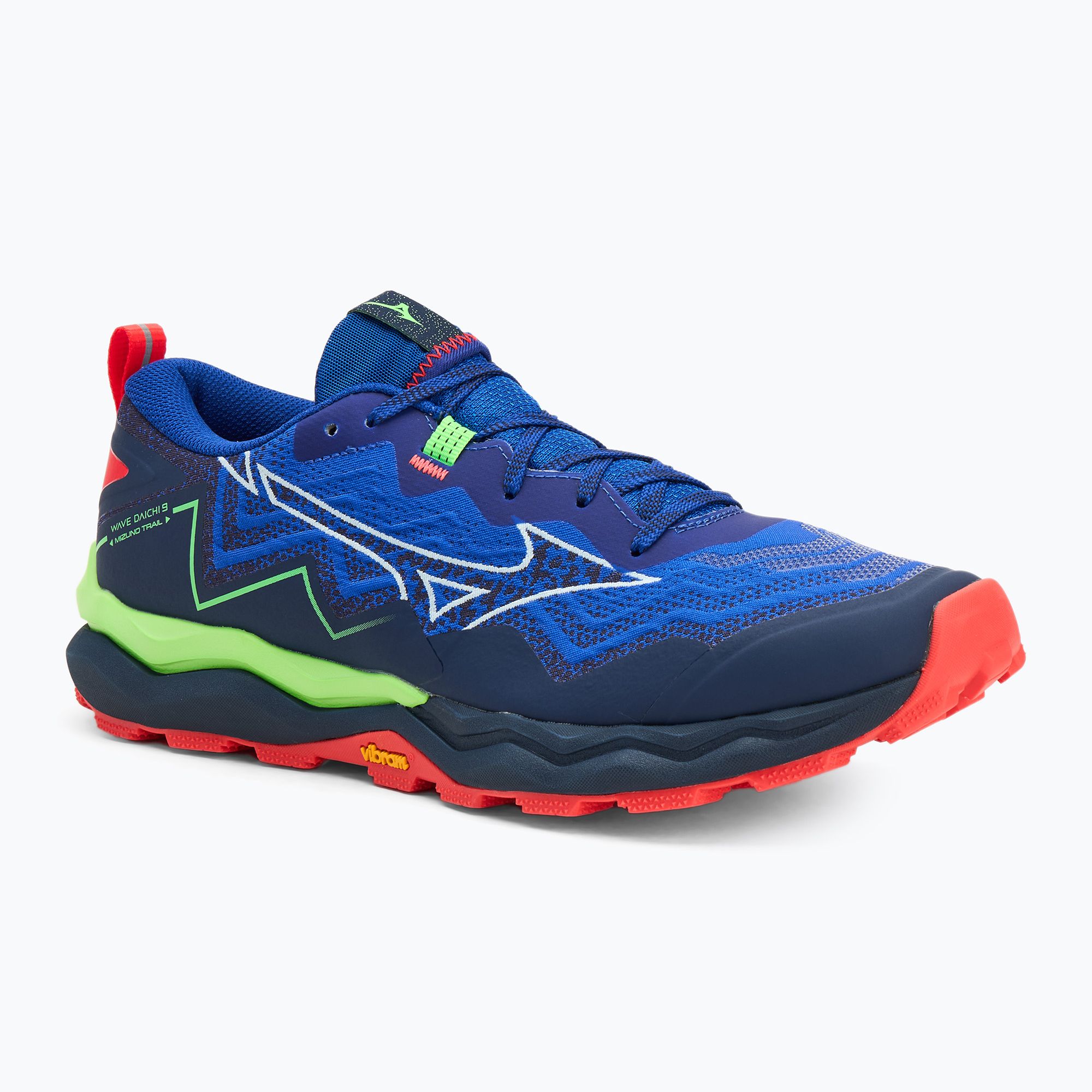 Buty do biegania męskie Mizuno Wave Daichi 9 reflex blue c/white/green geck 