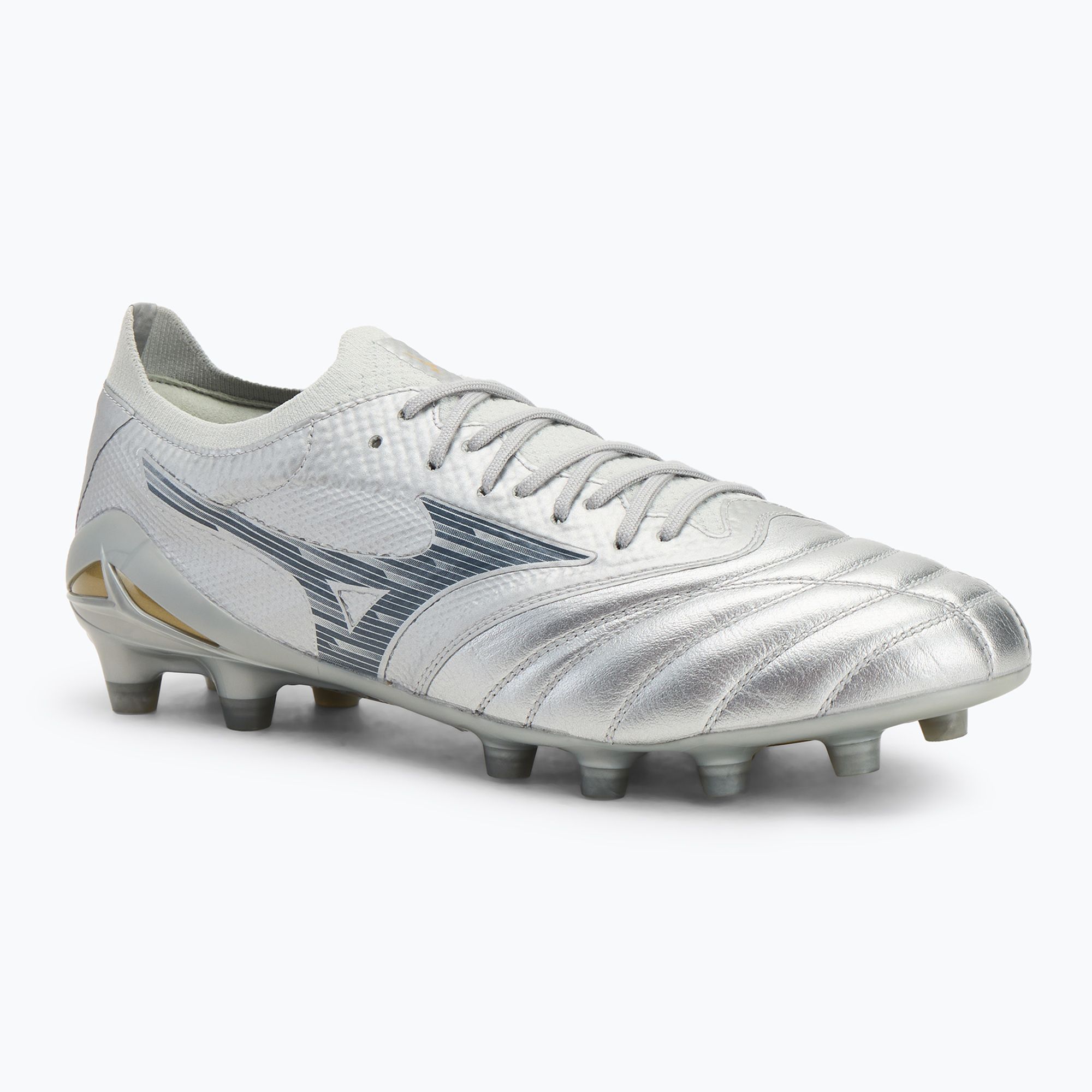 Buty piłkarskie męskie Mizuno Morelia Neo IV β Elite Md galaxy silver/8605C/Cool gray 3c 