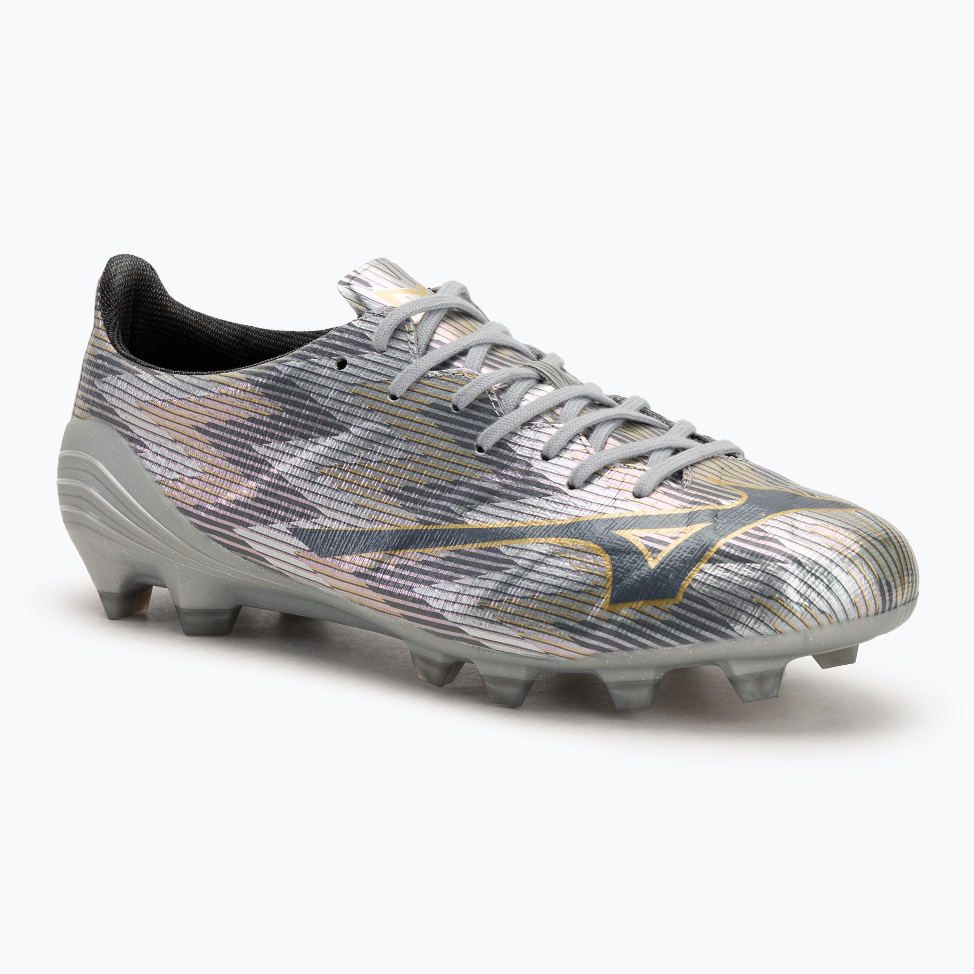 Buty piłkarskie męskie Mizuno α II Elite Md galaxy silver/8605 c/gold 
