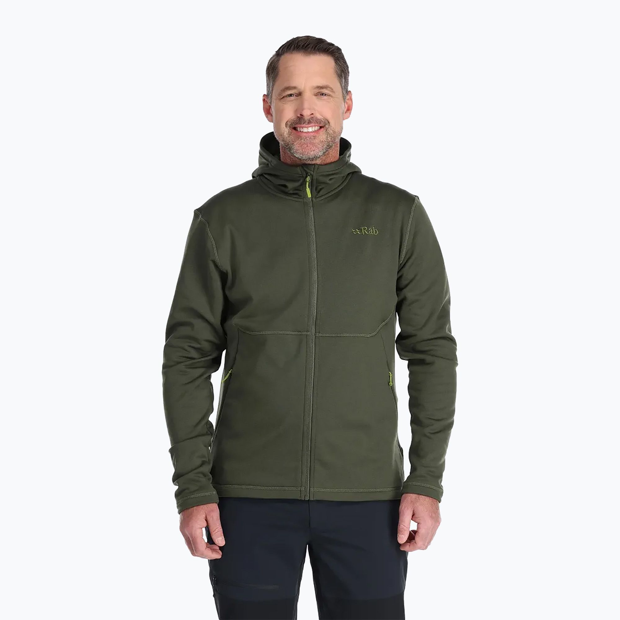 Bluza trekkingowa męska Rab Superflux Hoody army 