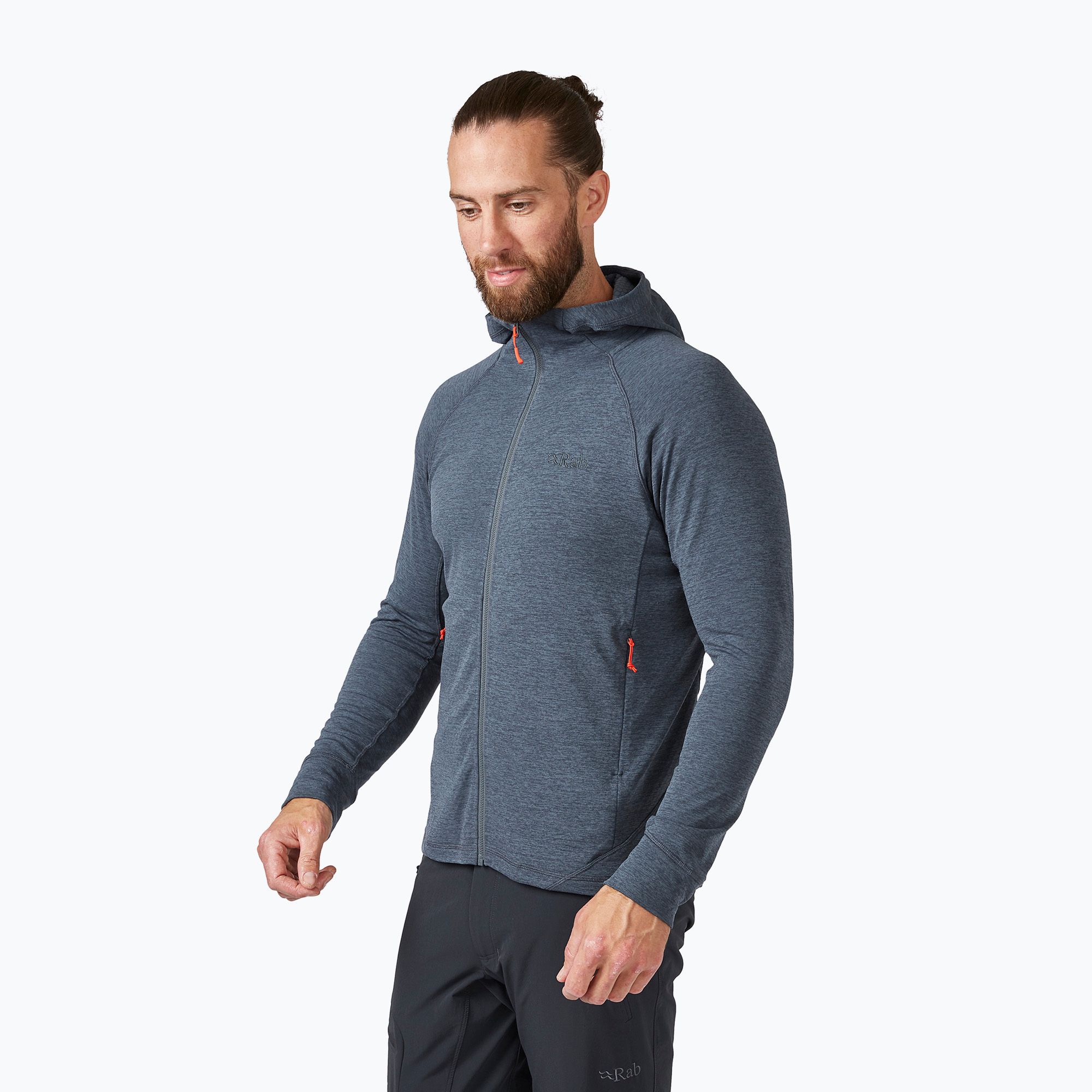 Bluza męska Rab Nexus Hoody steel 