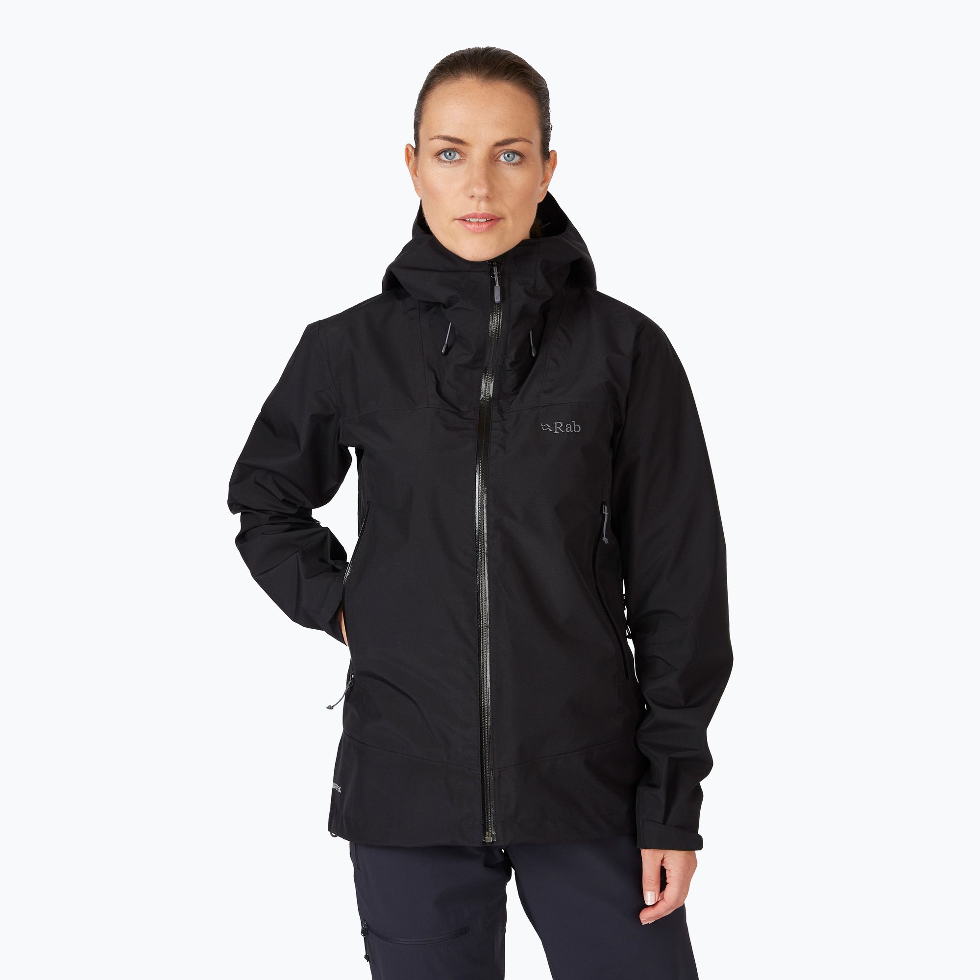 Kurtka przeciwdeszczowa damska Rab Namche GTX black 