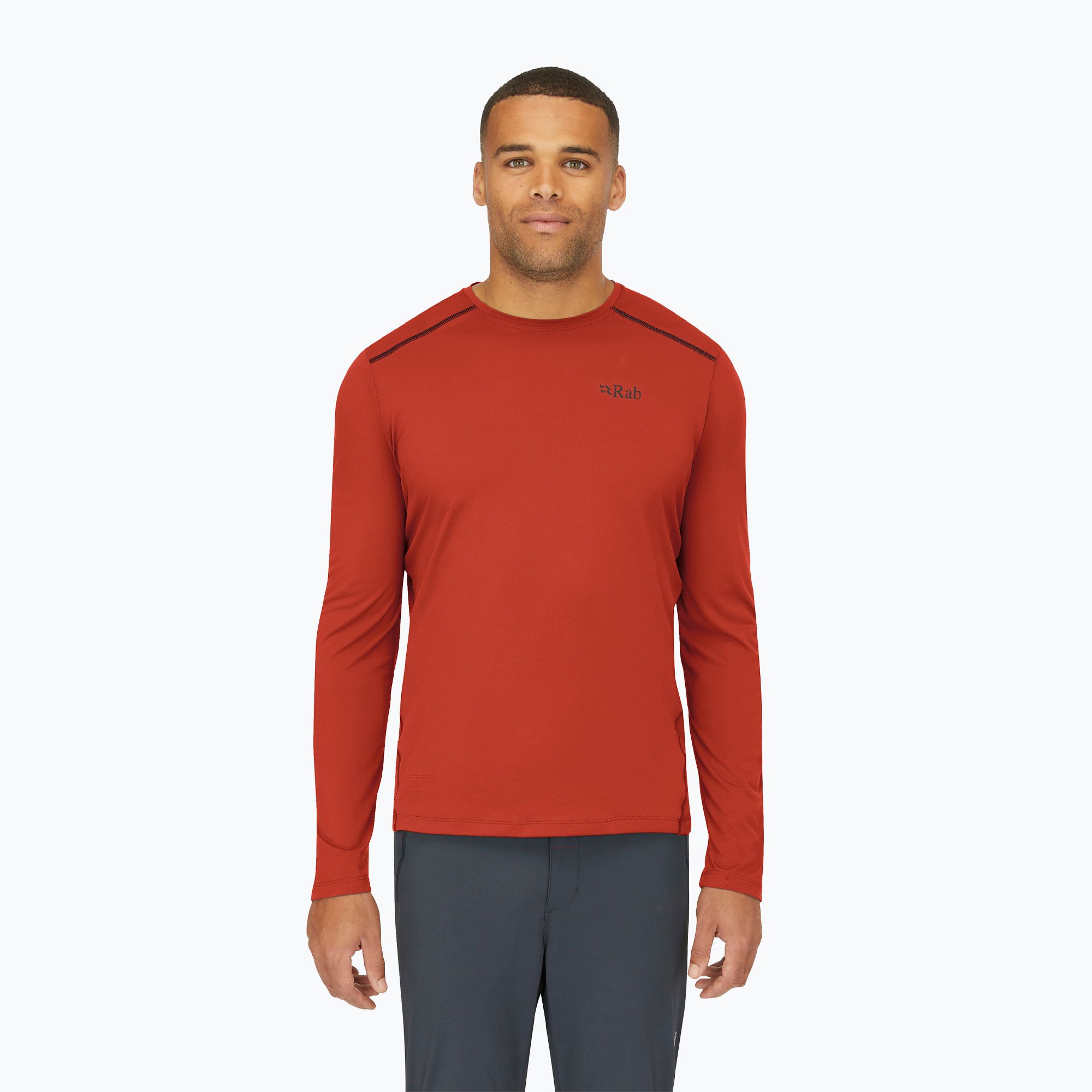 Longsleeve męski Rab Force tuscan red 