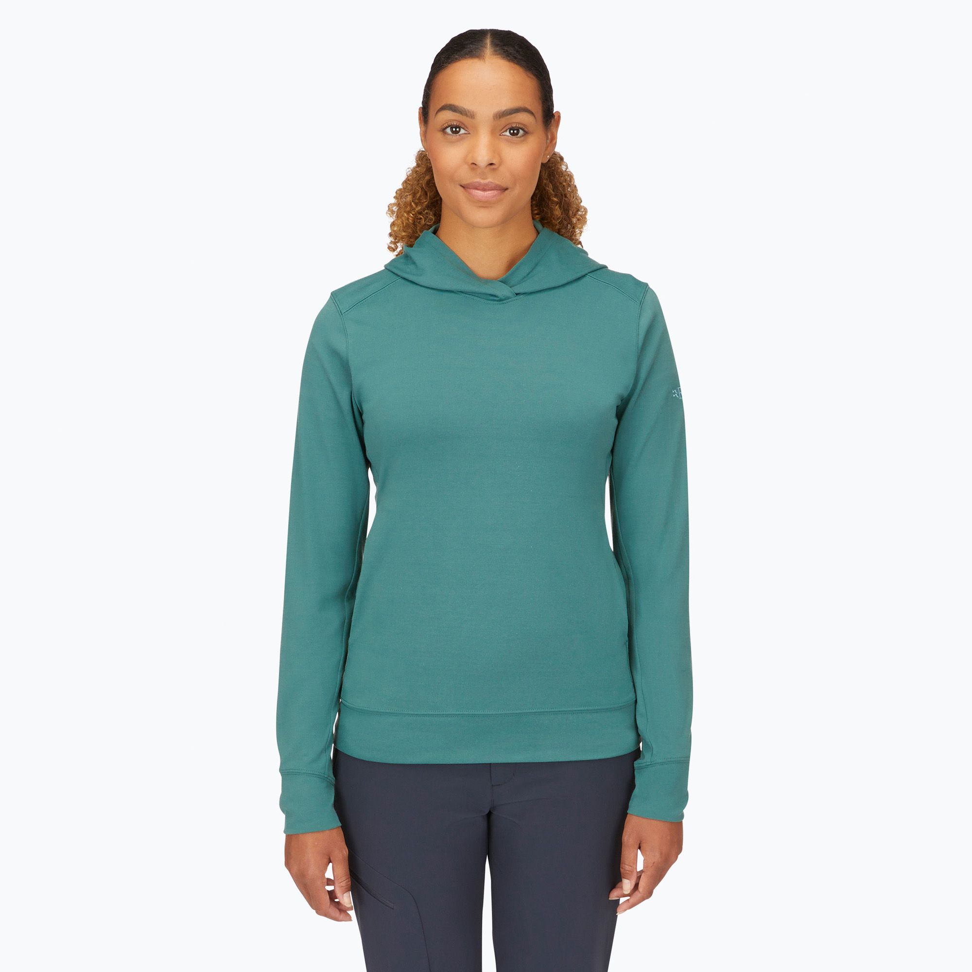 Bluza damska Rab Centrum Hoody eucalyptus 