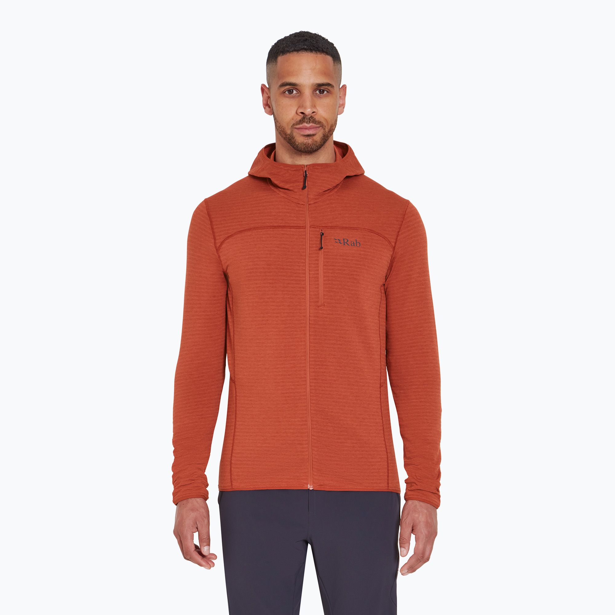 Bluza męska Rab Ascendor Light Hoody tuscan red 