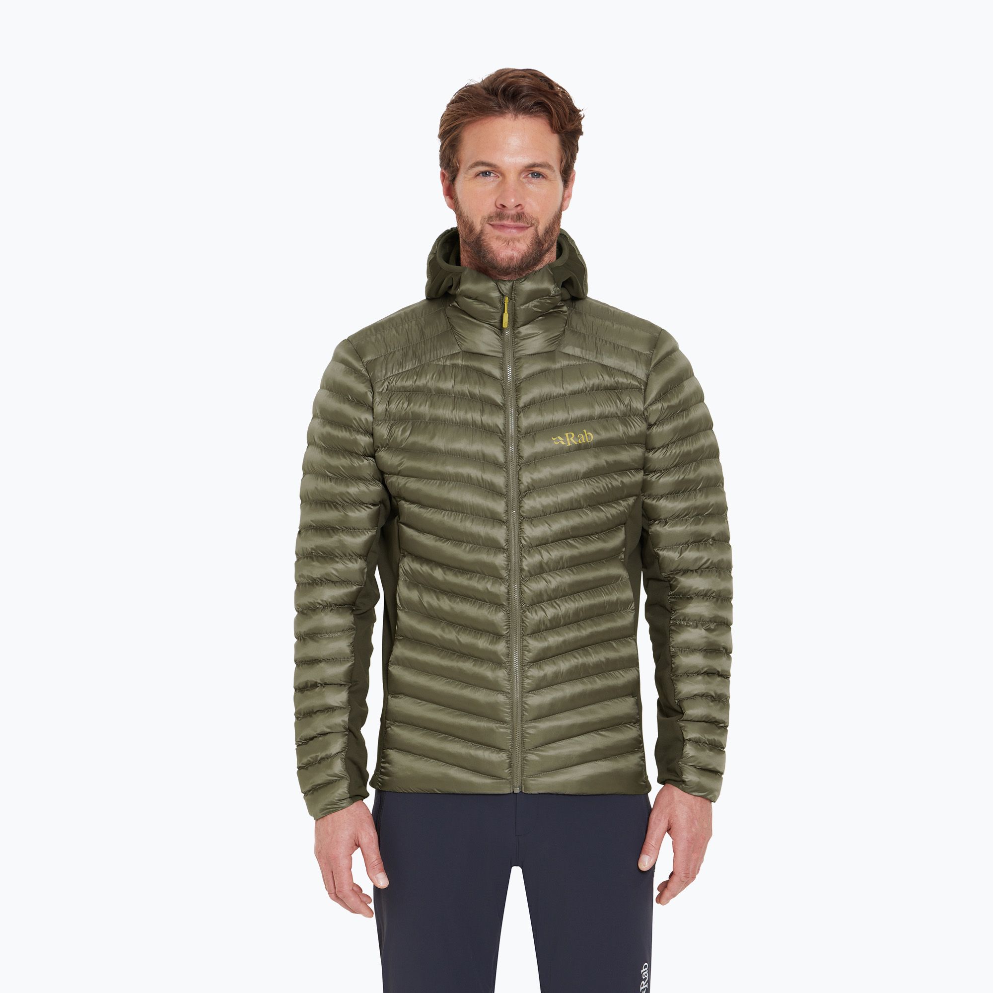 Kurtka męska Rab Cirrus Flex Hoody light khaki/army 