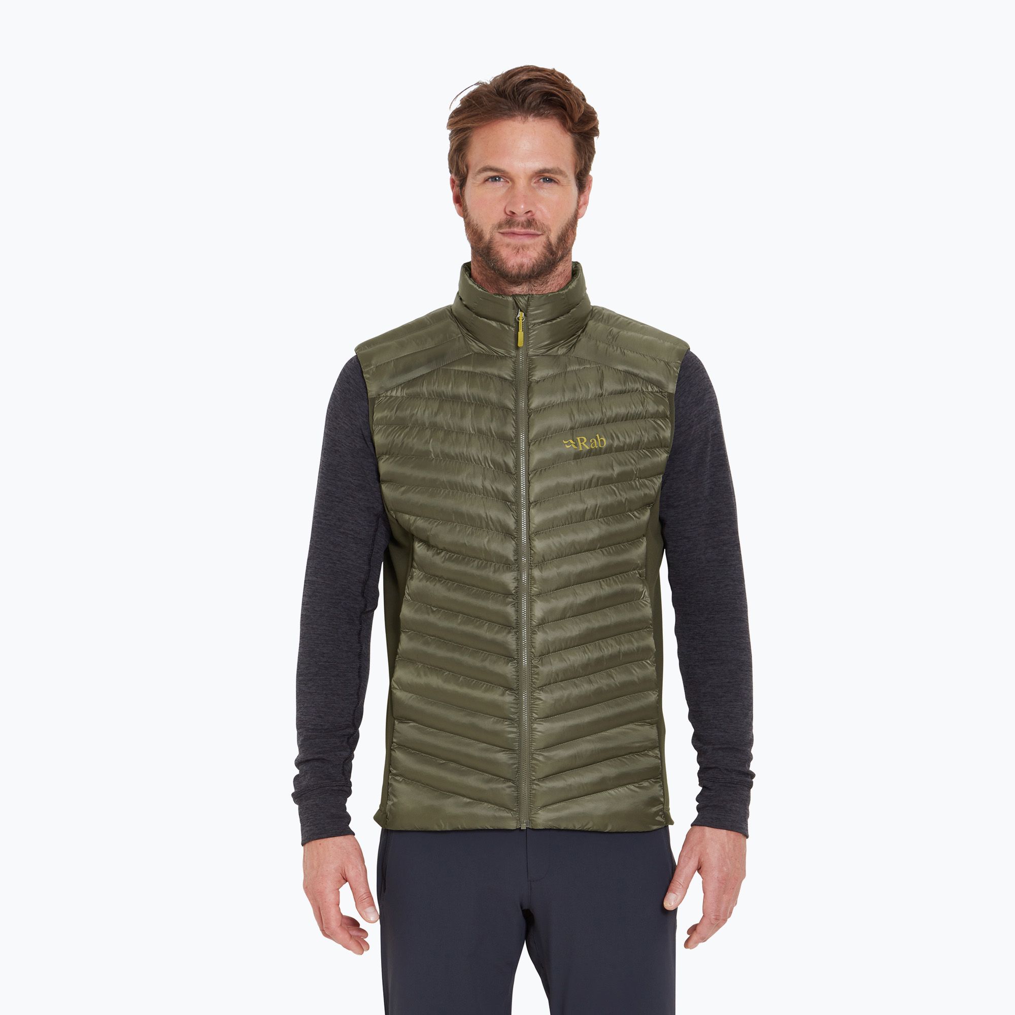 Bezrękawnik męski Rab Cirrus Flex light khaki/army 