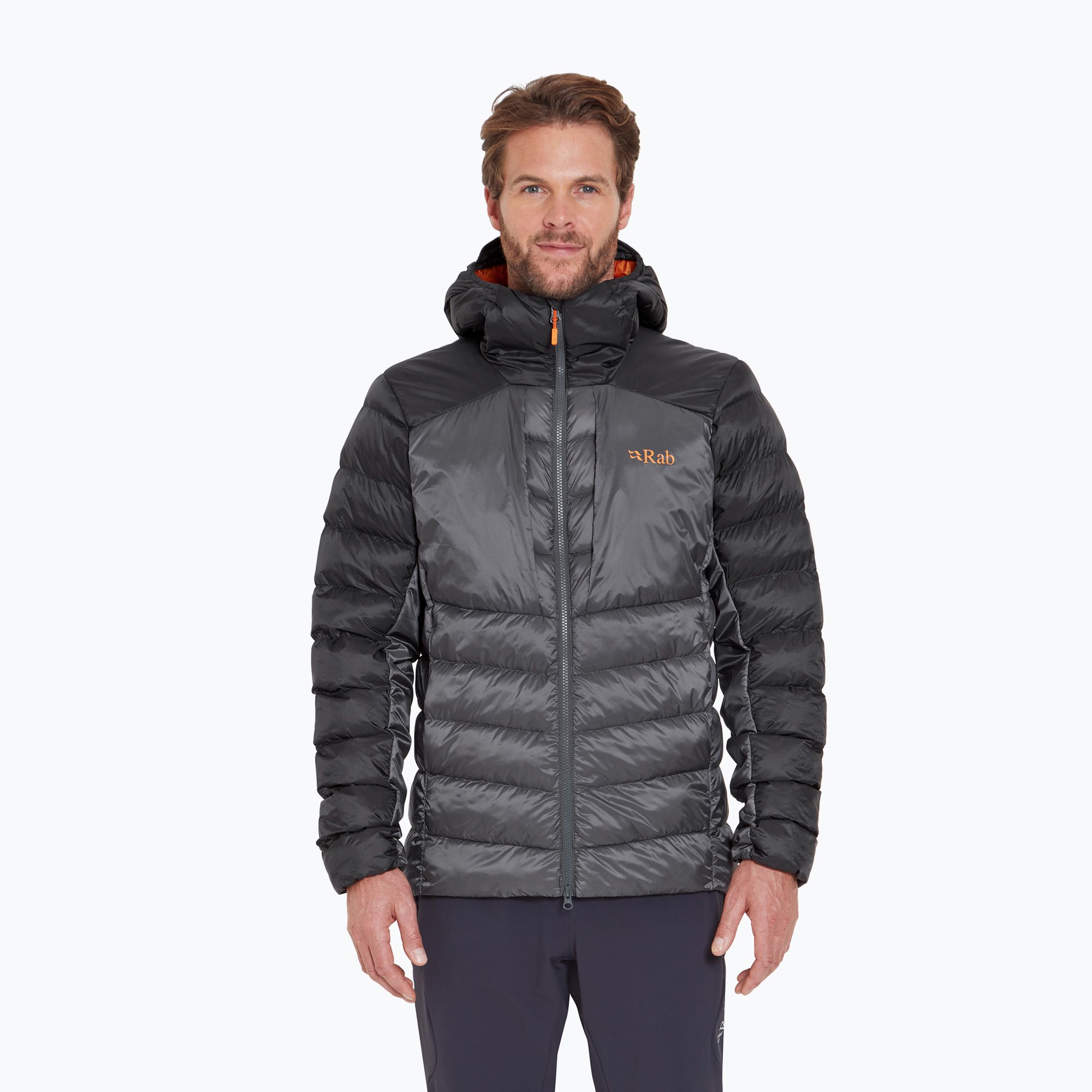 Kurtka męska Rab Cirrus Ultra Hoody anthracite/graphene 
