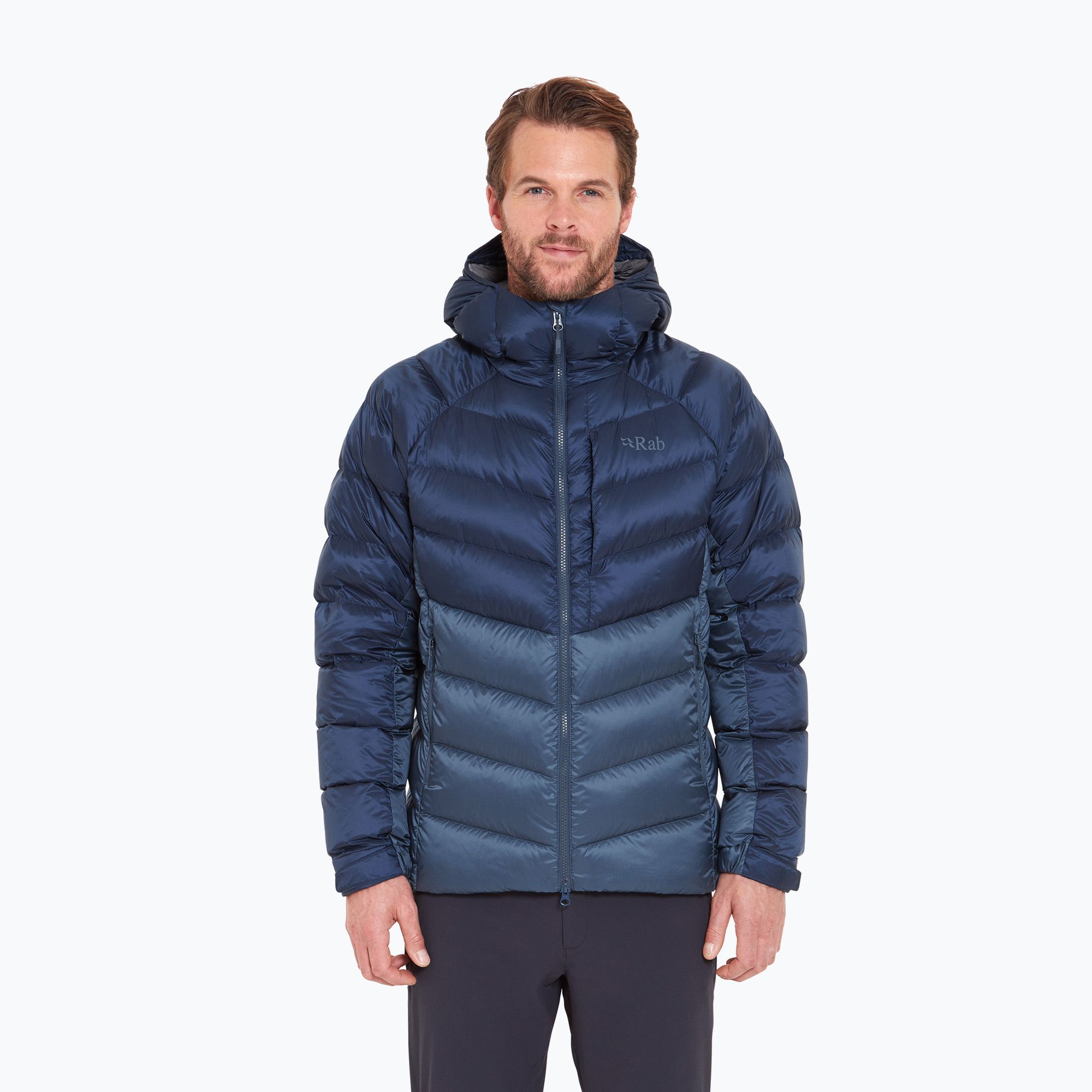 Kurtka puchowa męska Rab Glaceon Pro tempest blue/orion blue 