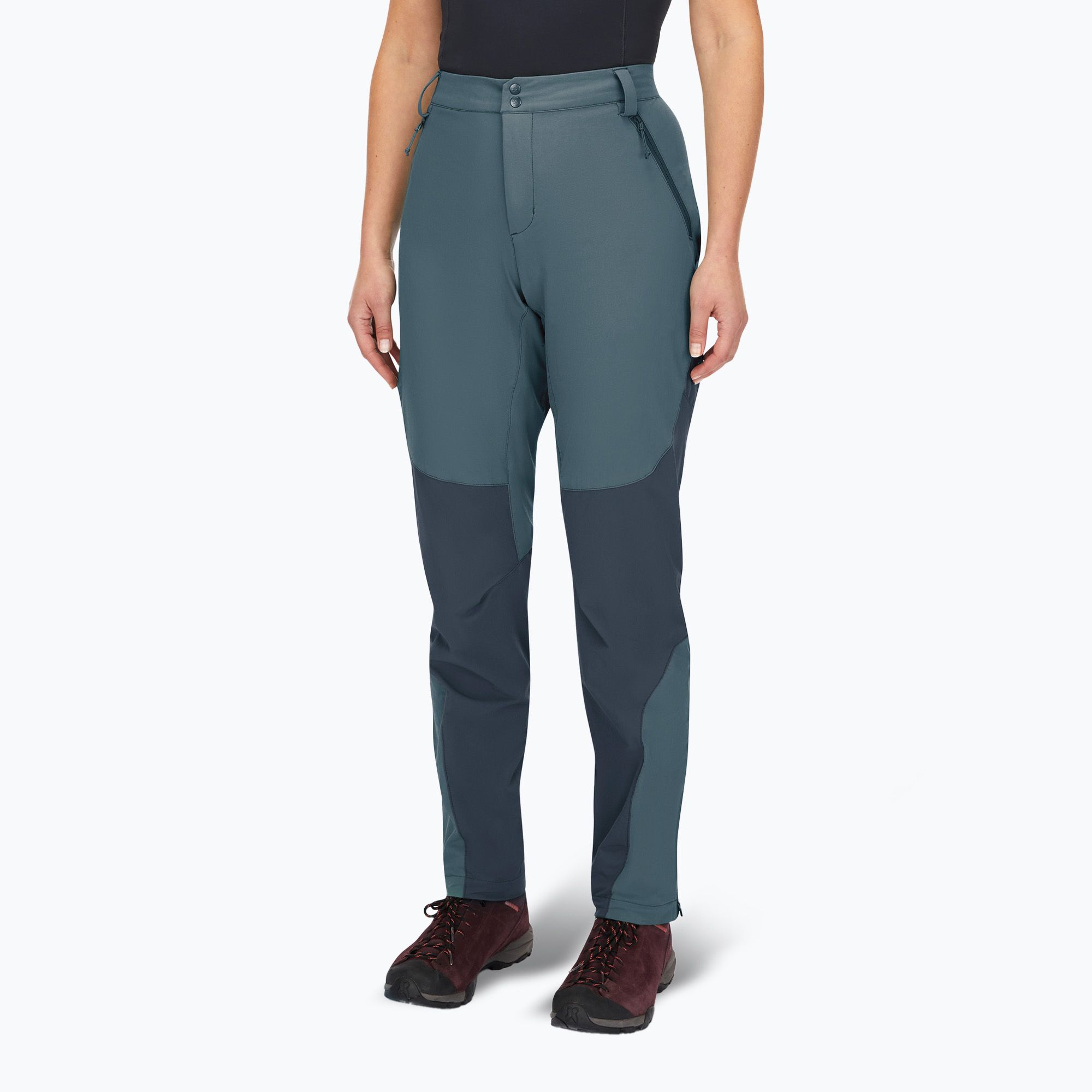 Spodnie softshell damskie Rab Torque Mountain Short orion blue/tempest blue 