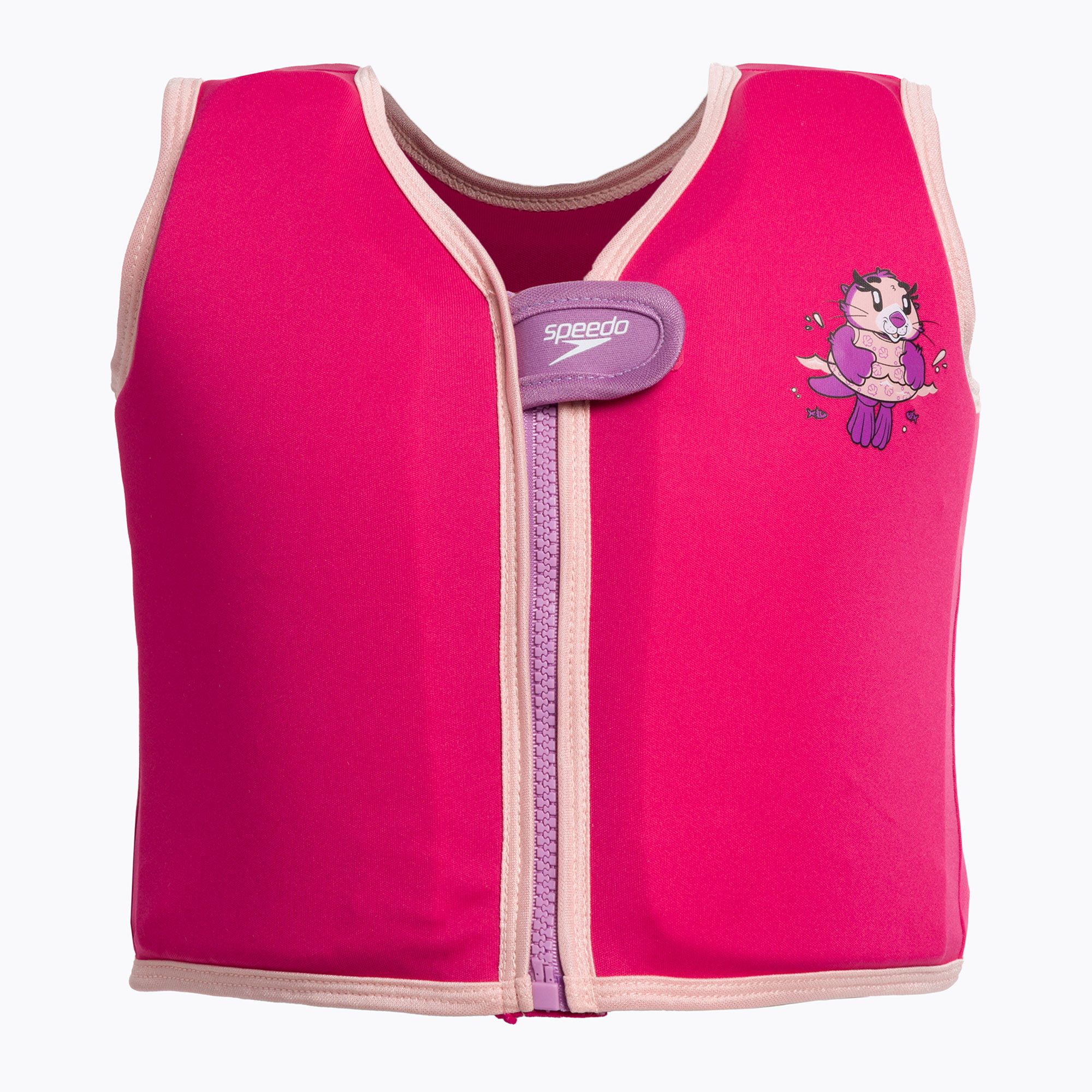 Kamizelka do pływania dziecięca Speedo Printed Float Vest aria miami lilac/sweet taro 