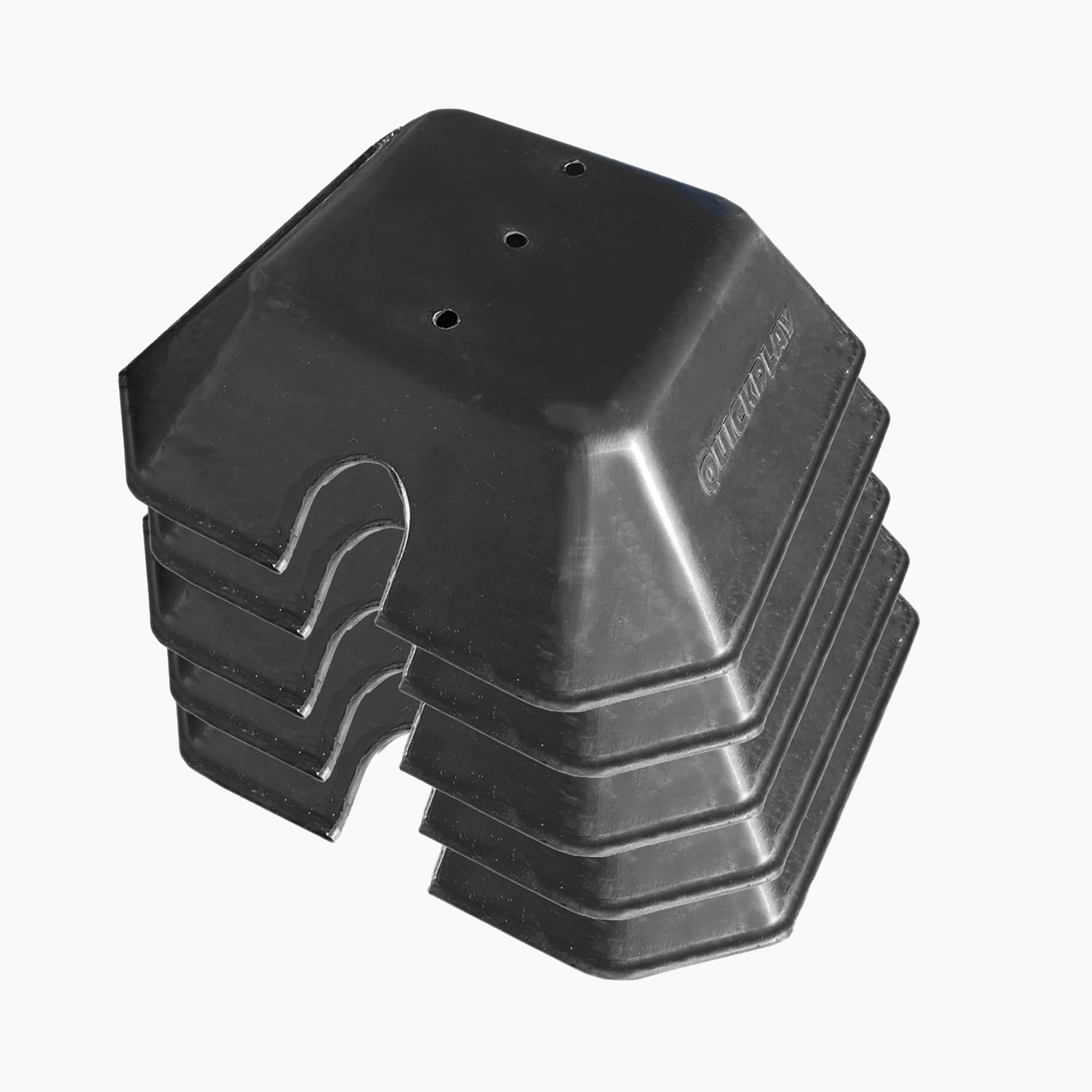 Obciążenie do bramek piłkarskich Quickplay Base Weight 5 szt. black 