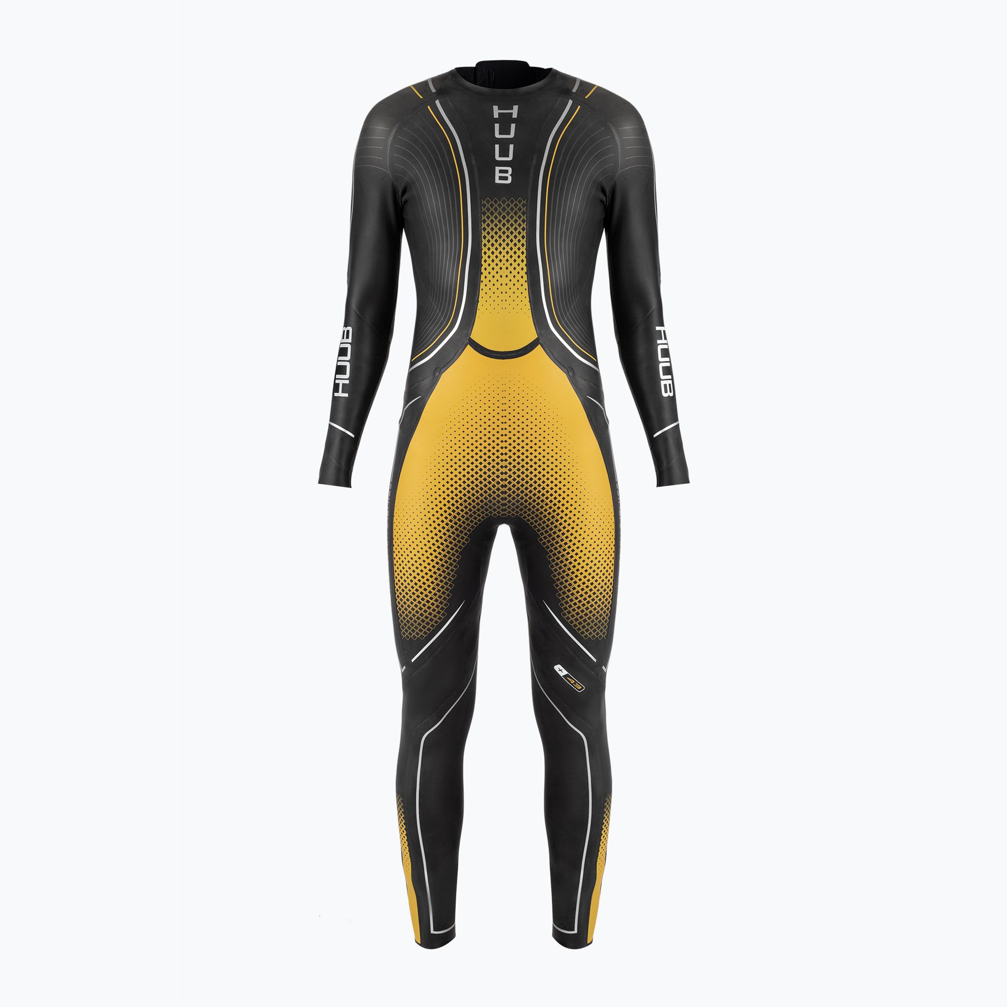 Pianka triathlonowa męska HUUB Agilis Ali Gold 3:5 mm black/gold 