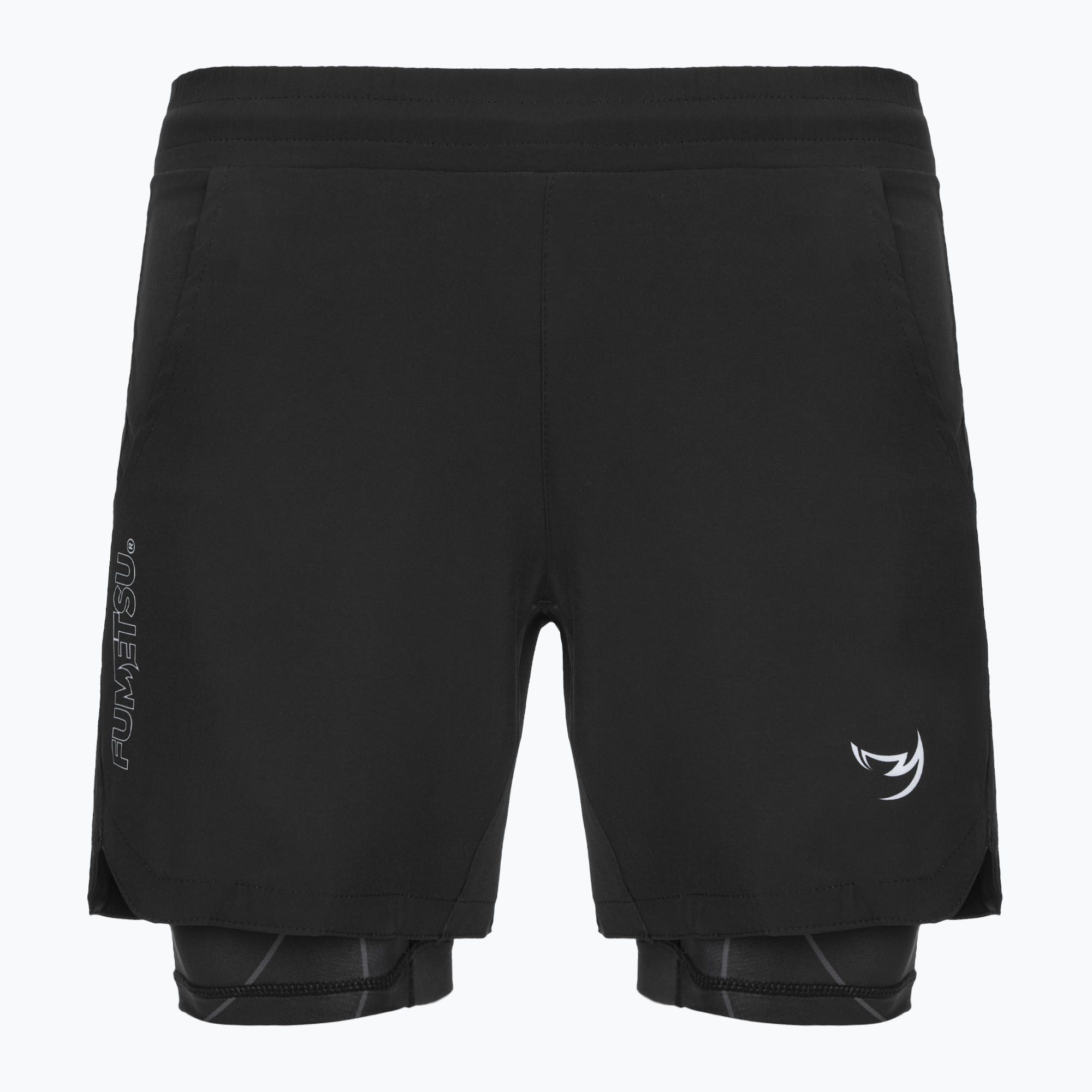 Spodenki treningowe męskie FUMETSU Icon Dual Layer Training black 
