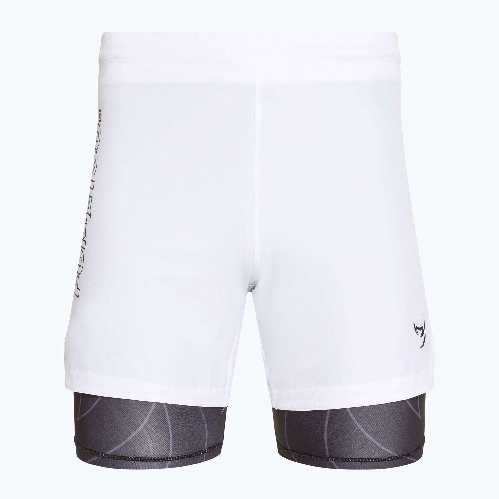 Spodenki treningowe męskie FUMETSU Icon Dual Layer Fight white 
