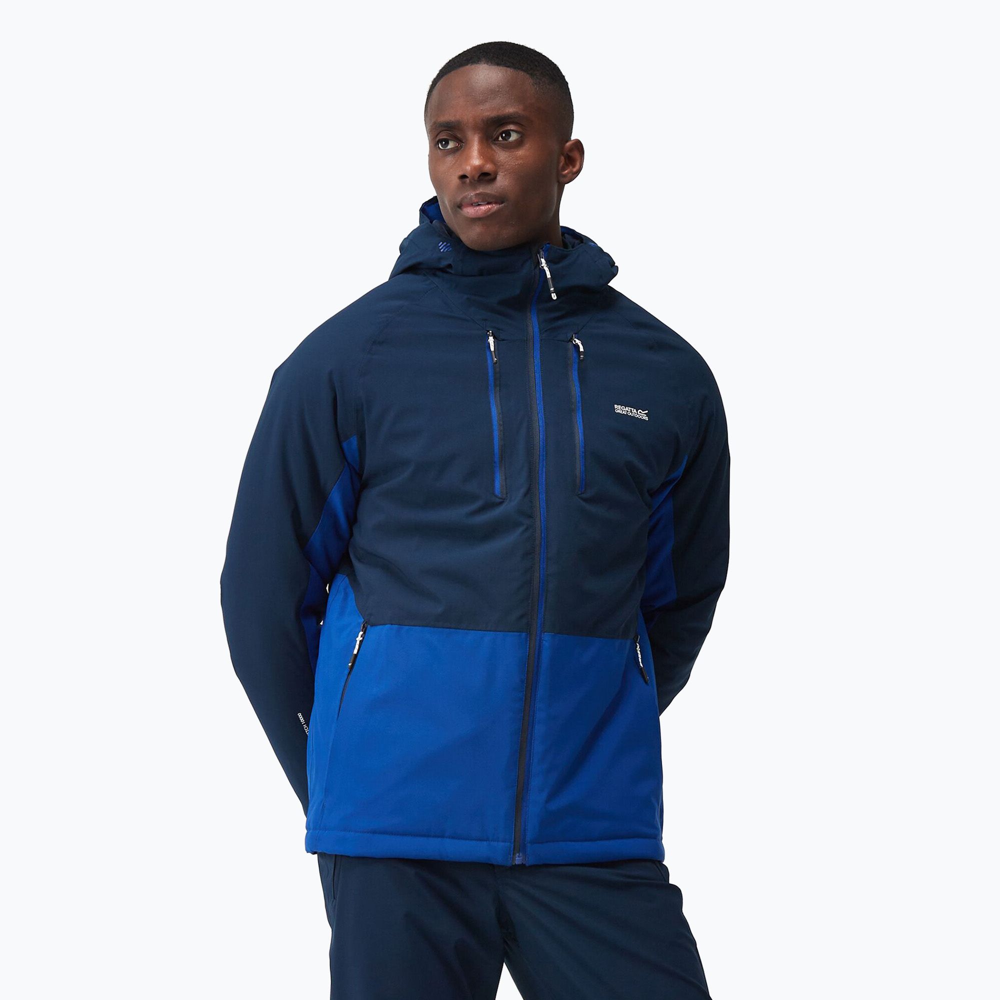 Kurtka zimowa męska REGATTA Highton Stretch III navy/new royal 
