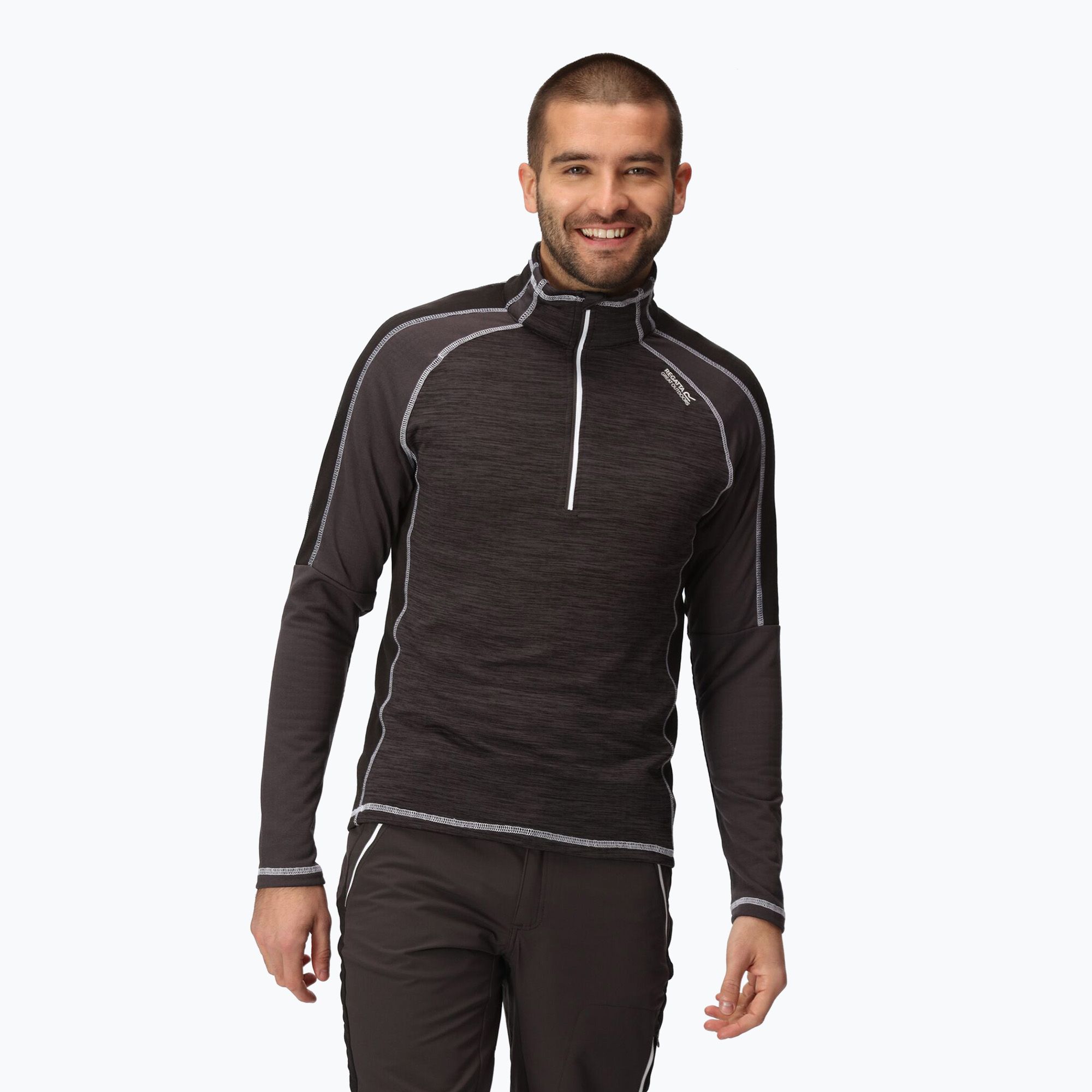 Bluza trekkingowa męska REGATTA Hepley ash/black 