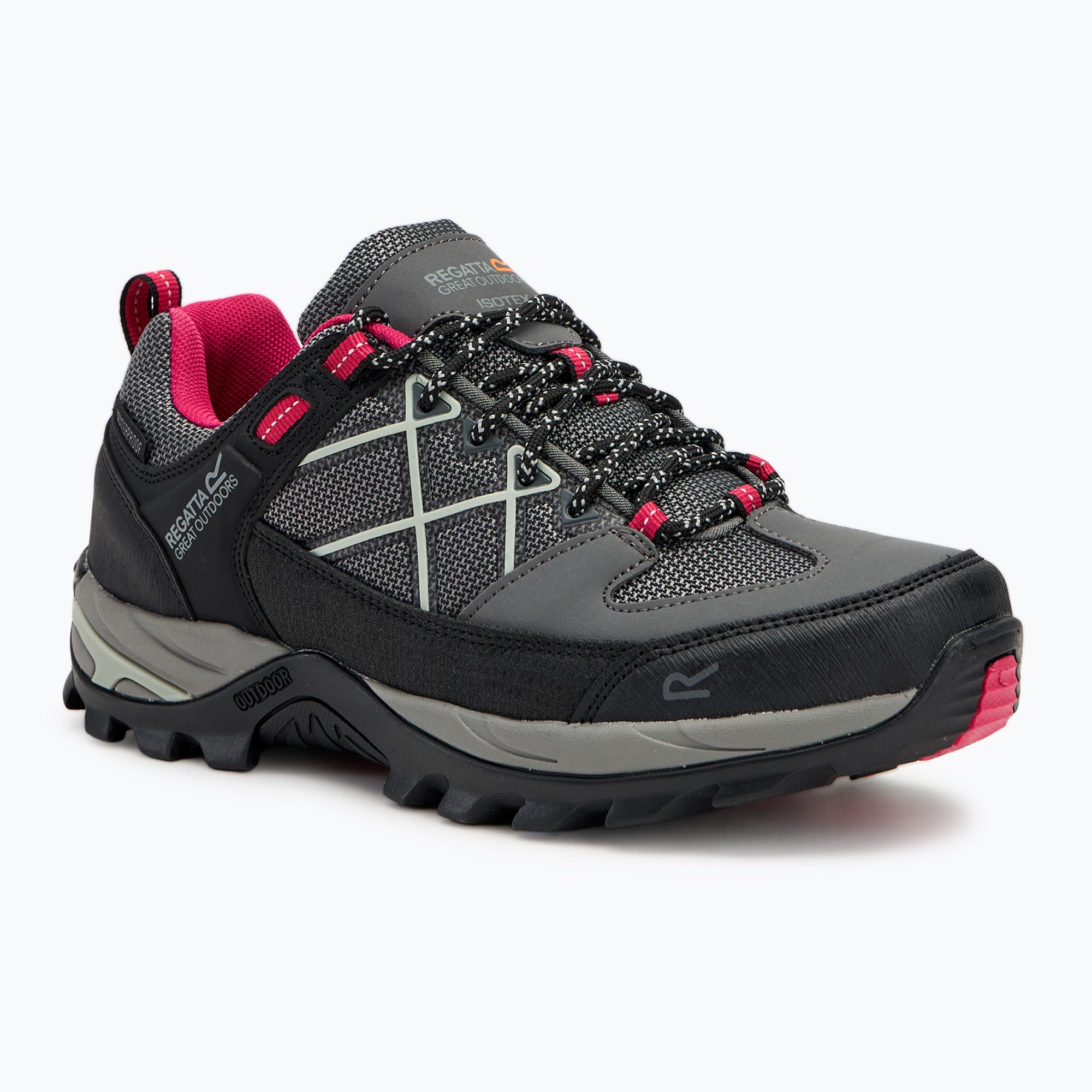Buty trekkingowe damskie REGATTA Samaris III Low dark steel/pink potion 