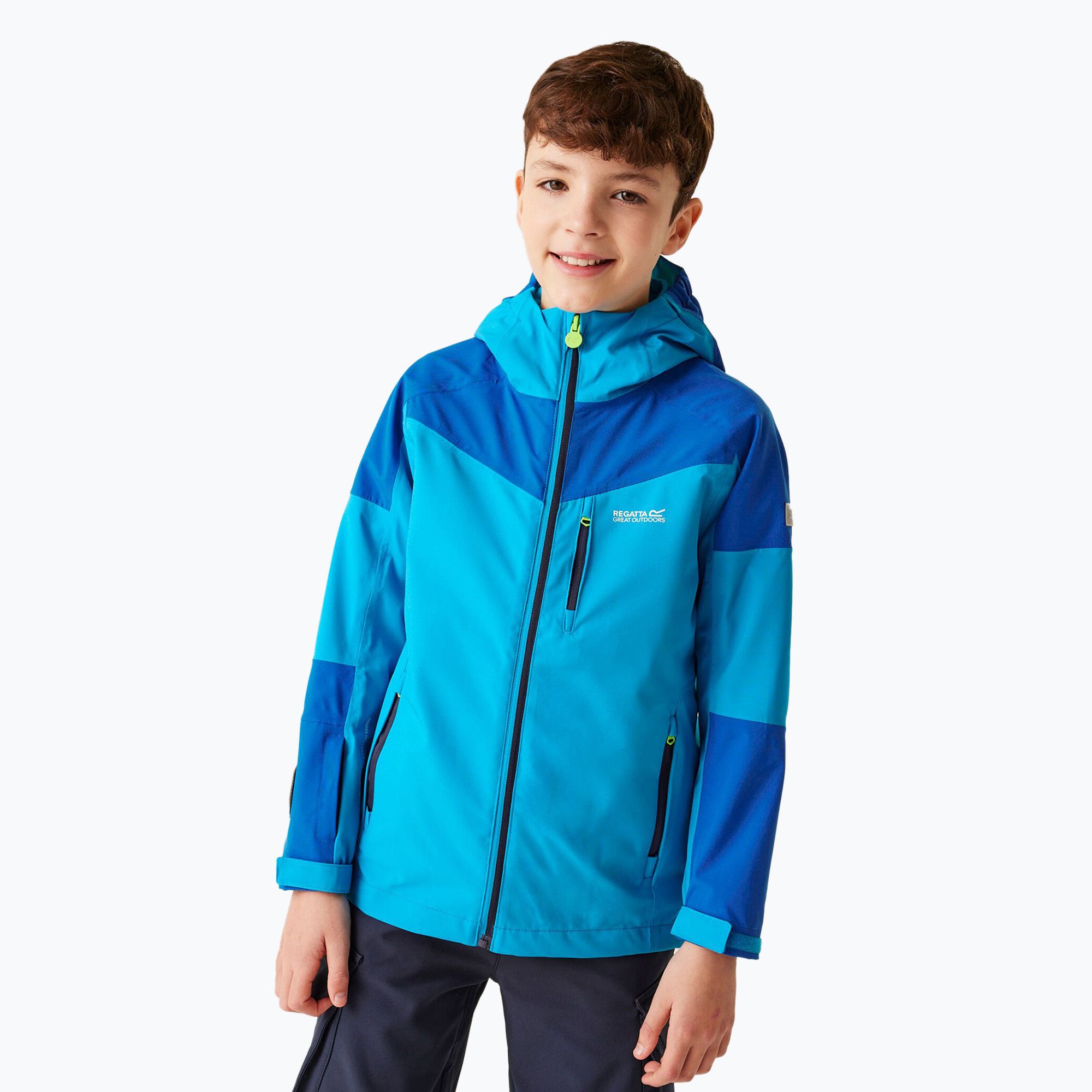 Kurtka 3w1 dziecięca REGATTA Boys Trekktain 3in1 hydro blue/olympian blue 