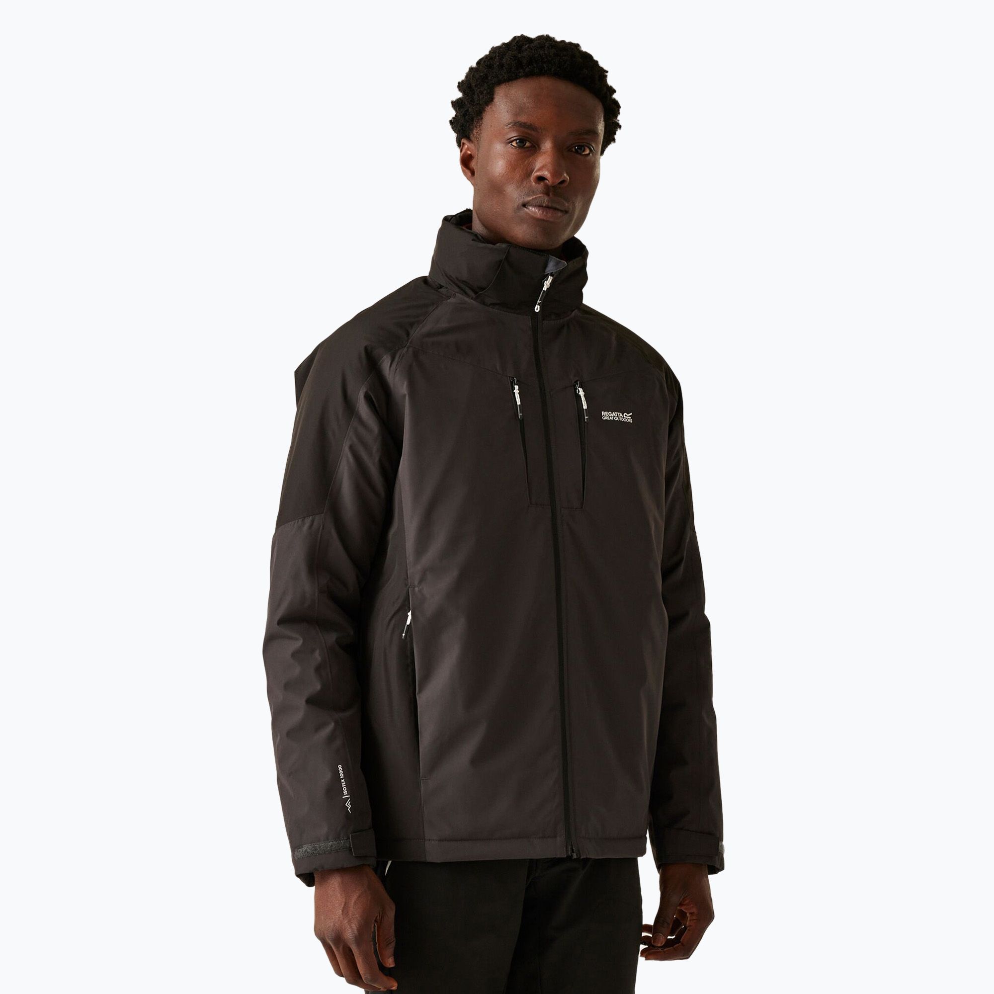 Kurtka zimowa męska REGATTA Winter Calderdale II ash/black 