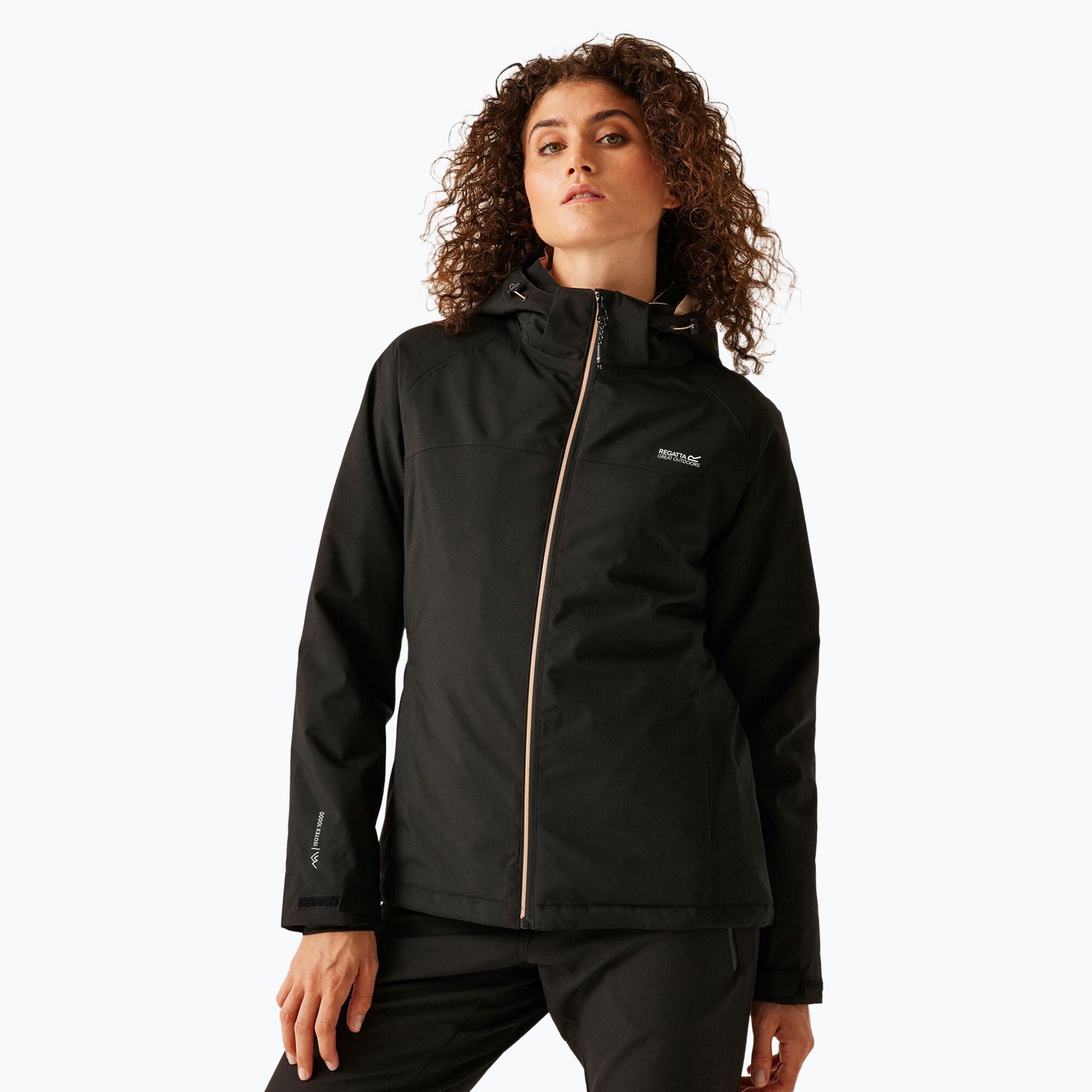 Kurtka damska REGATTA Frelton black/warm taupe 